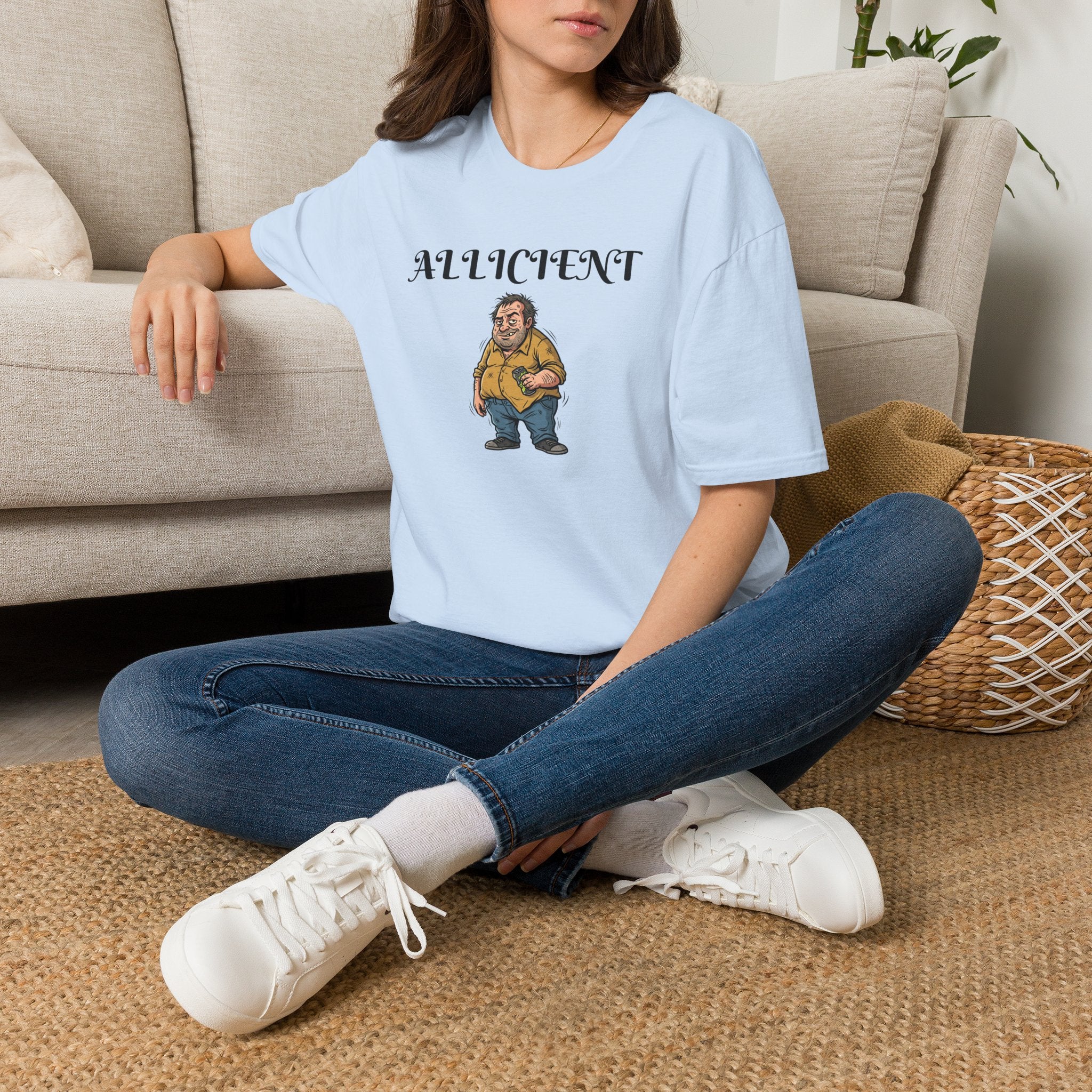 Allicient Character T-Shirt — Funny Cartoon Funny Guy Graphic Tee