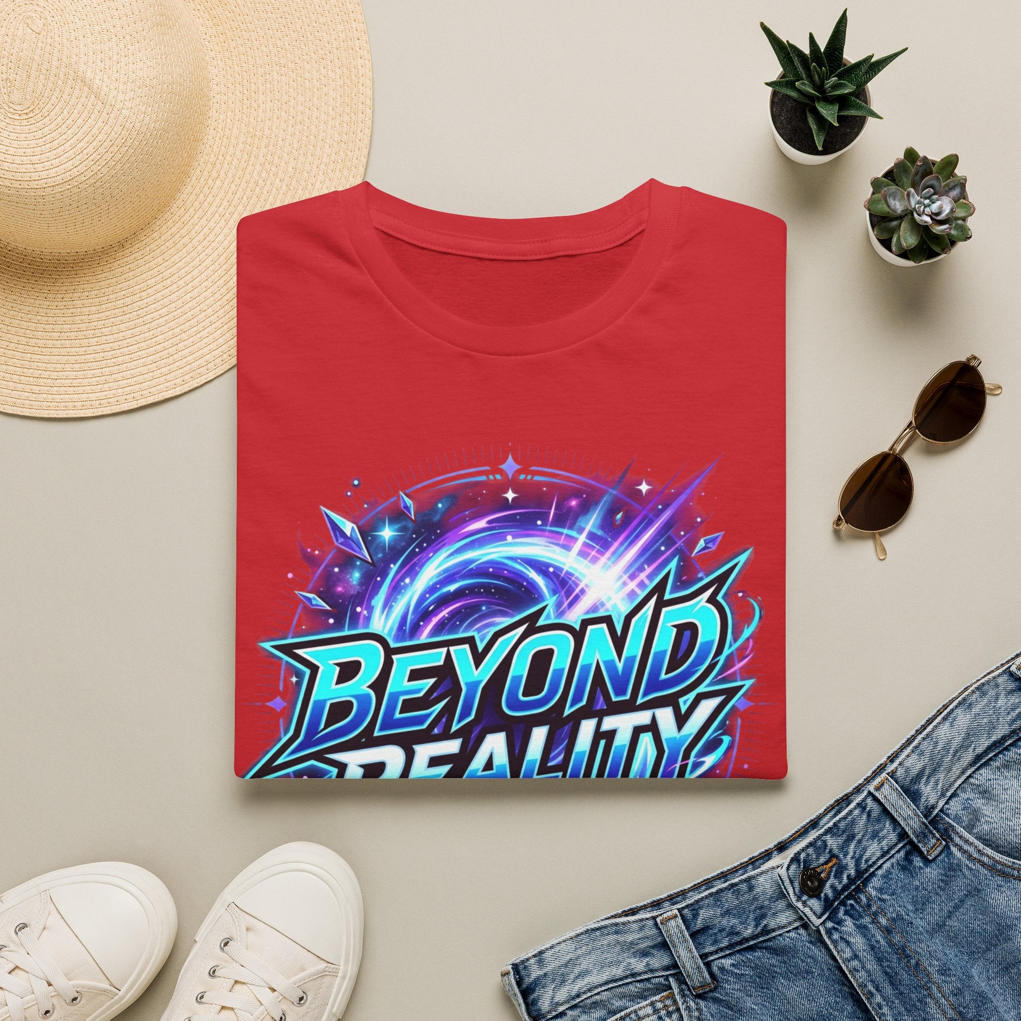 Beyond Reality Graphic T‑Shirt — Cosmic Portal Gaming Tee