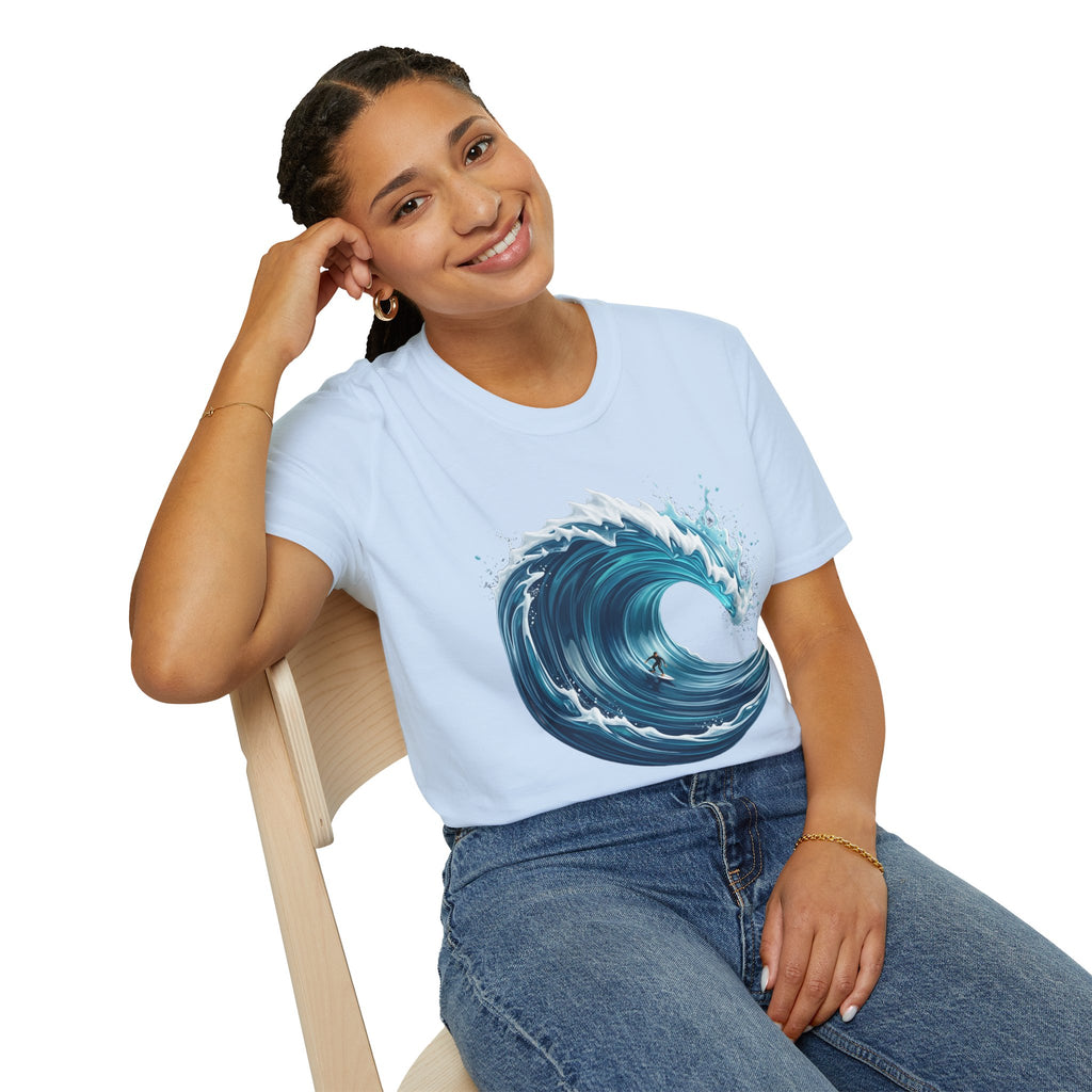 Ocean Wave T-Shirt — Coastal Surf Graphic Tee