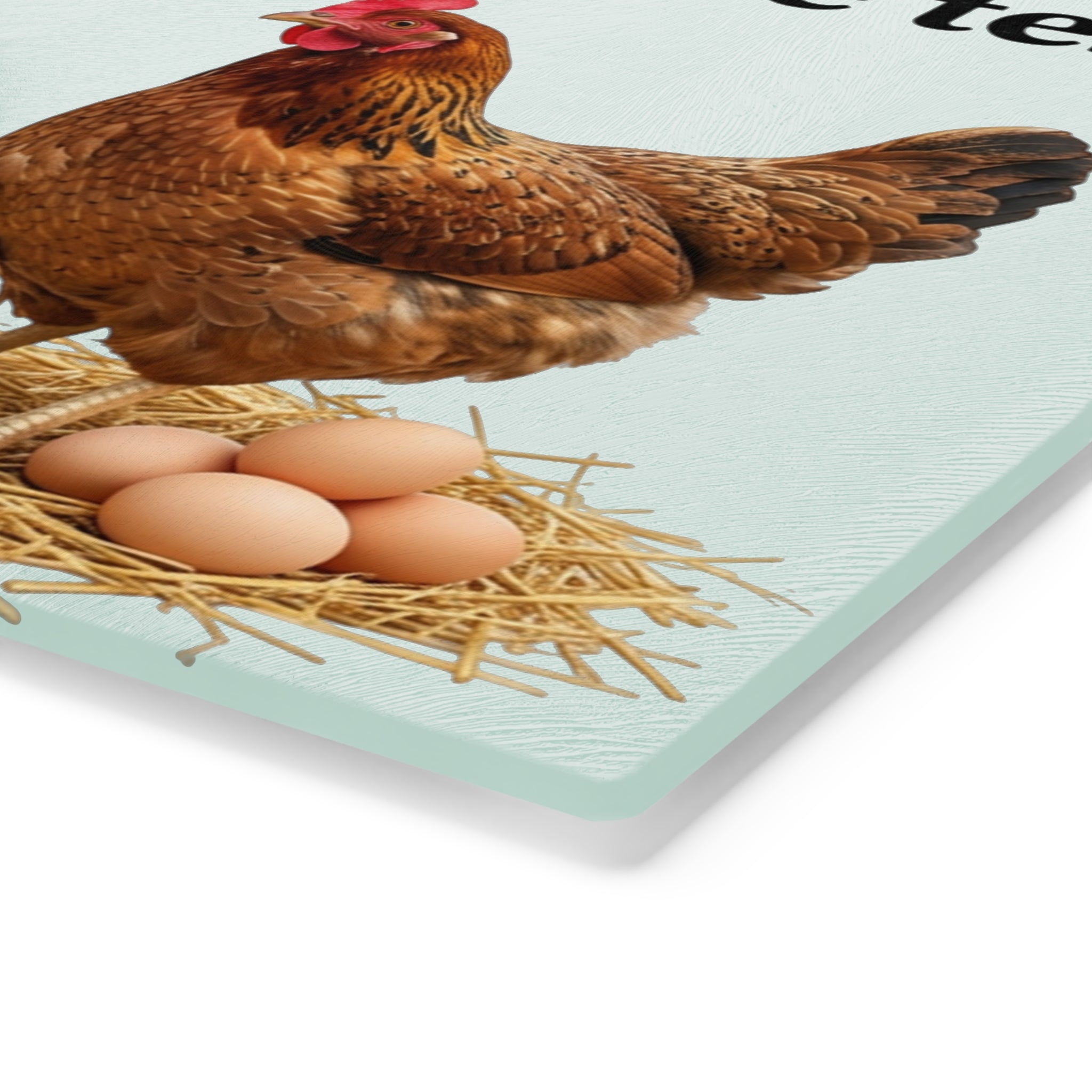 Funny 'I Didn't Pass the Test' Chicken Cutting Board – Humorous Kitchen Gift