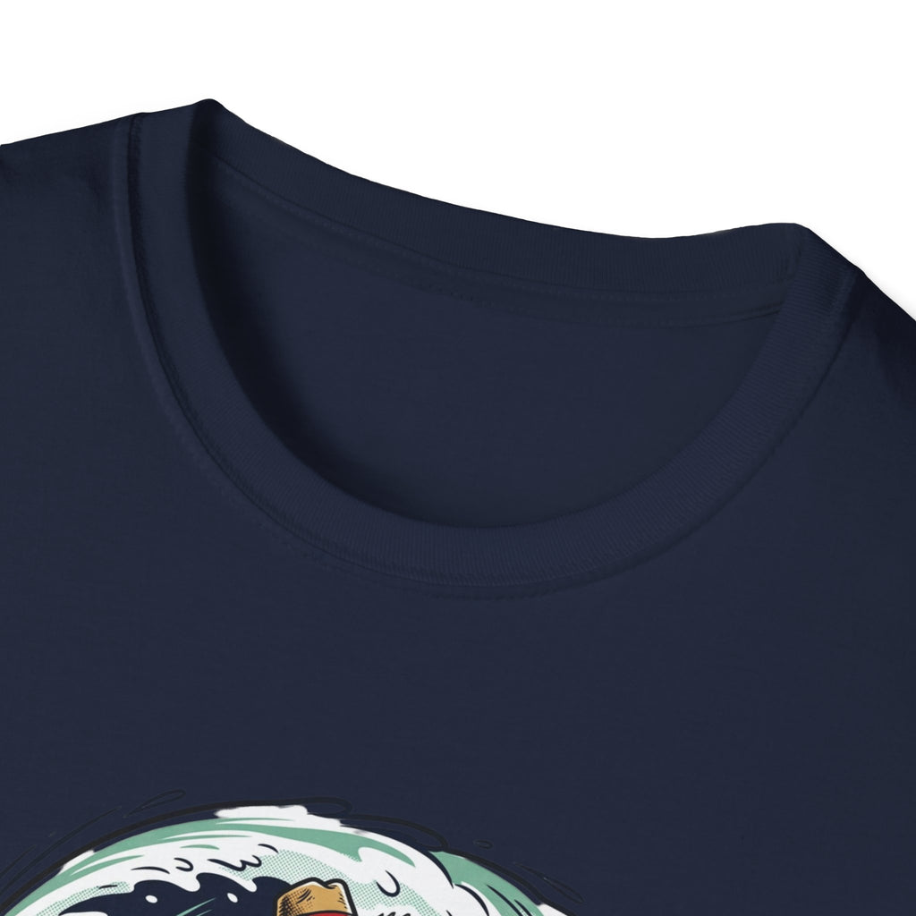 Redneck Santa T-Shirt — Surfing Santa Holiday Graphic Tee