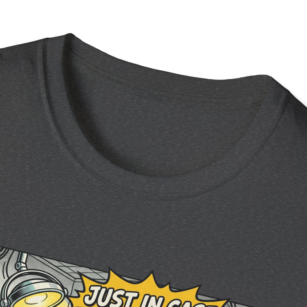 Dental Chair Cartoon T‑Shirt — “Just in Case the Novocaine Doesn’t Work” Funny Dentist Tee