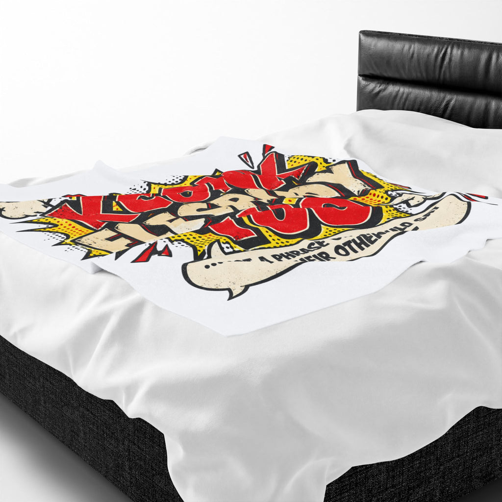 KCONK FLESRUOY TUO Funny Couples Velveteen Plush Blanket