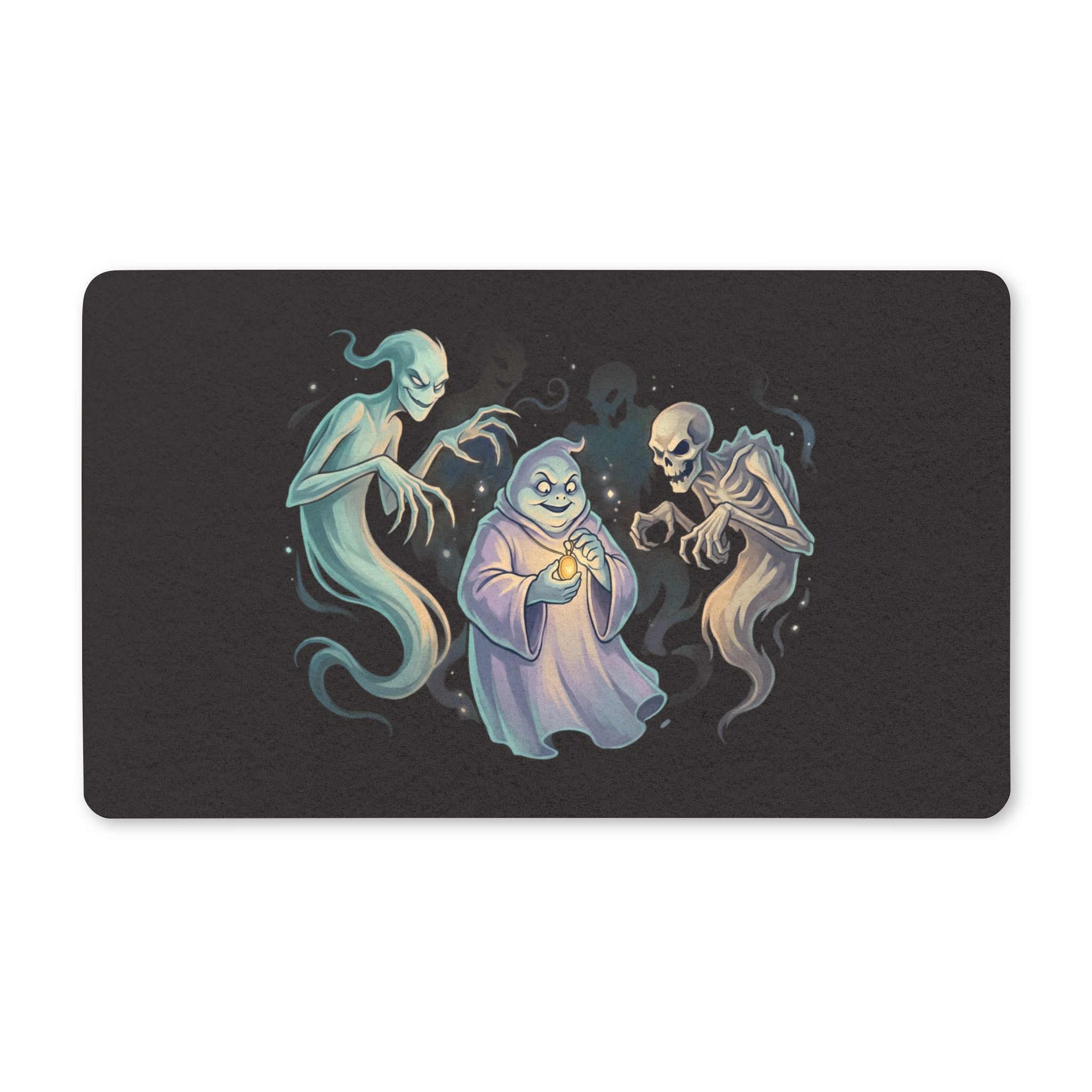 Ghost Trio Halloween Polyester Doormat
