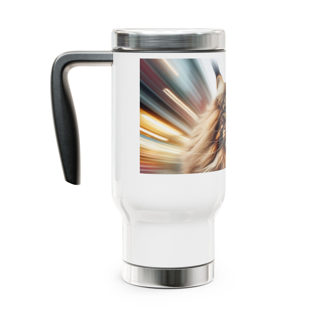 Maine Coon Cat Stainless Steel Travel Mug (15oz)