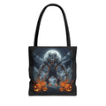 Werewolf Halloween Tote Bag — Full Moon Pumpkin Horror AOP Tote