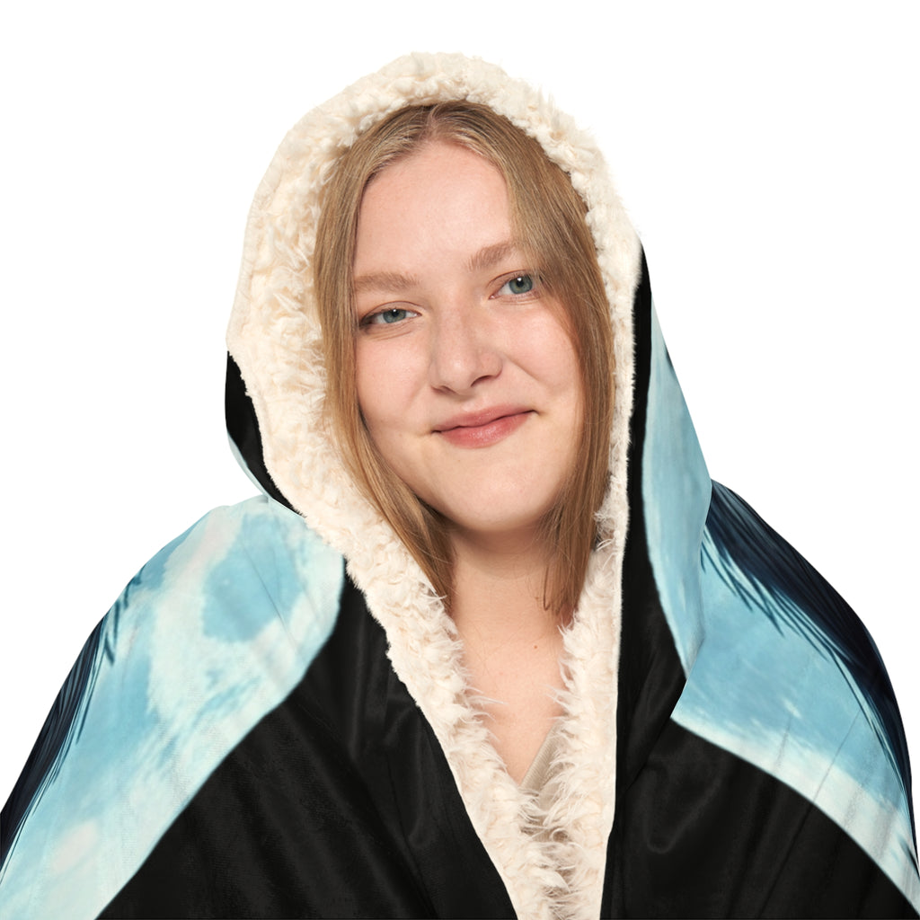 Werewolf Moon Hooded Blanket - Cozy Snuggle Throw for Halloween & Gifts