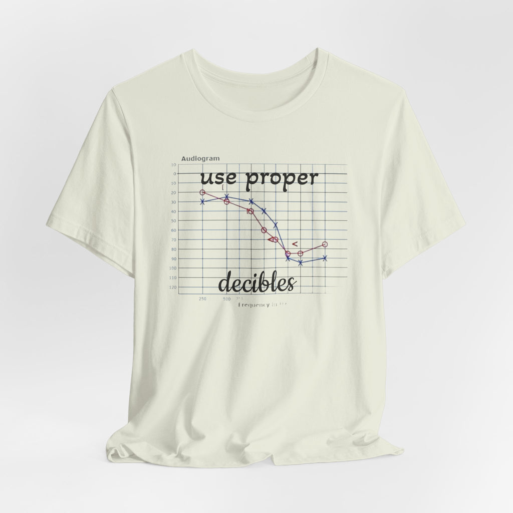 DECIBEL METER Jersey Short Sleeve Tee