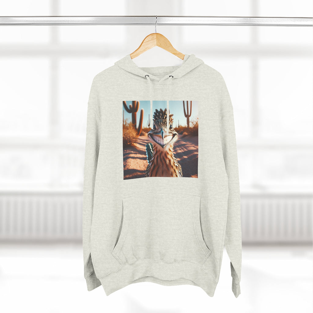 Three-Panel Fleece Hoodie