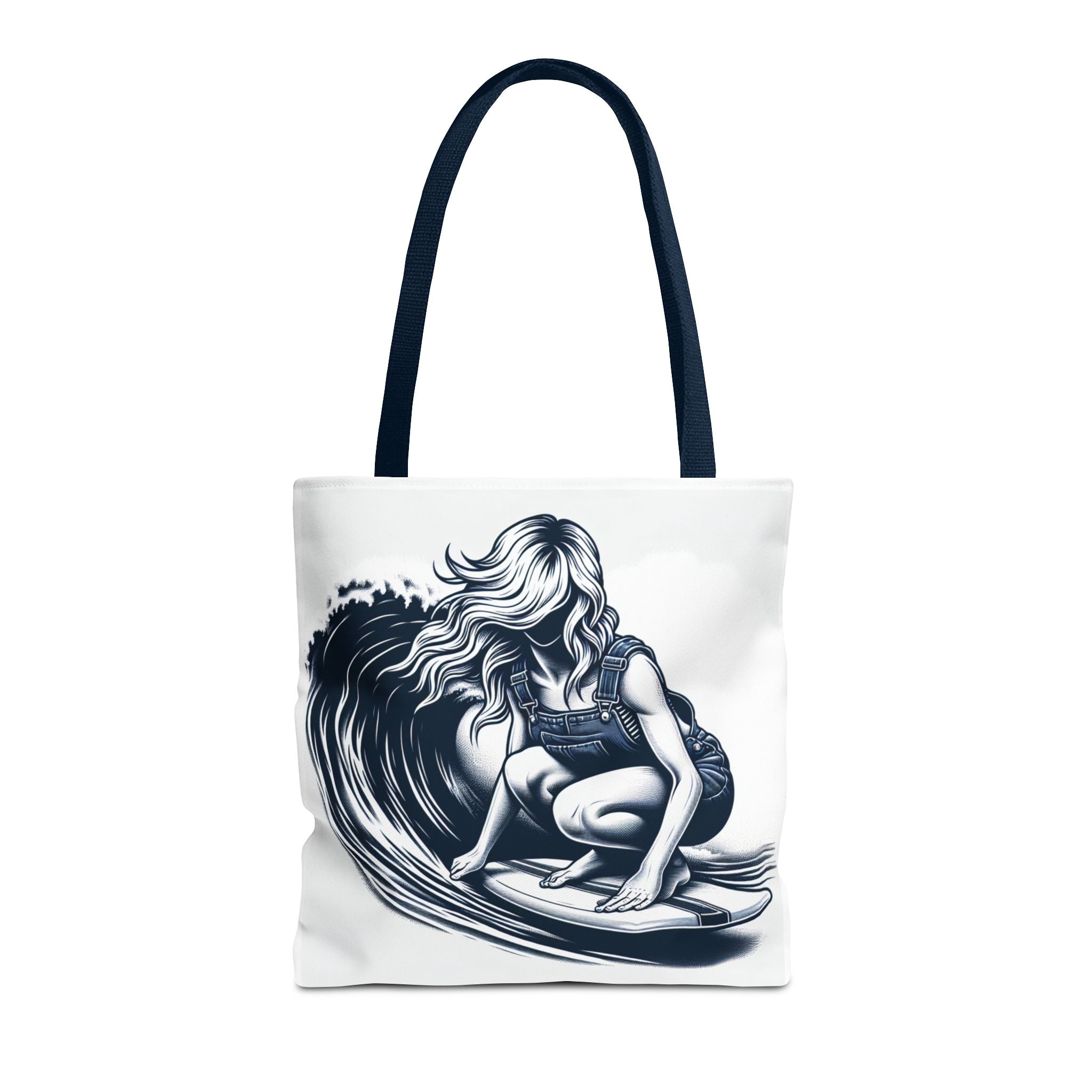 Female Surfer Tote Bag (AOP)