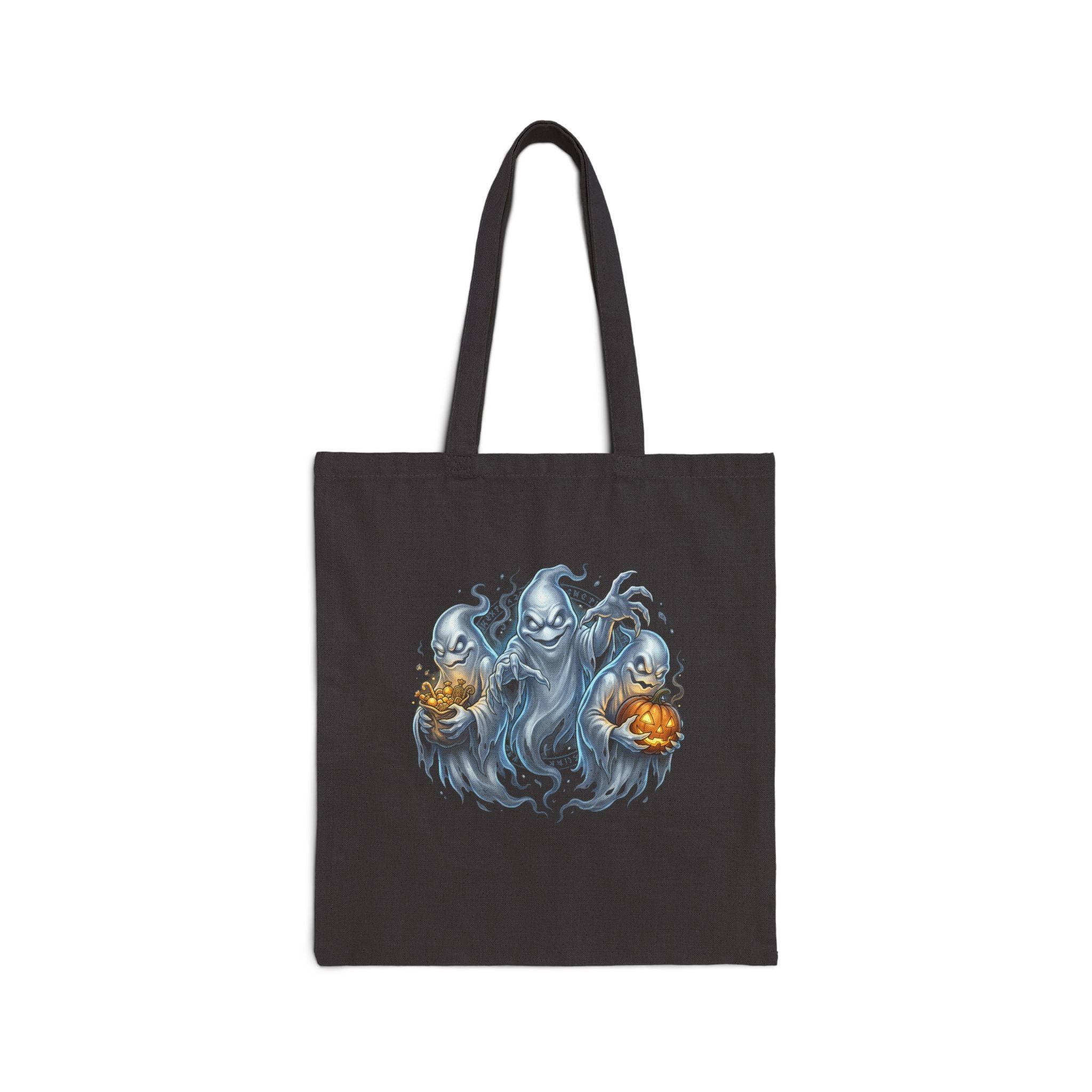 SPIRITS OF HALLOWEEN Cotton Canvas Tote Bag