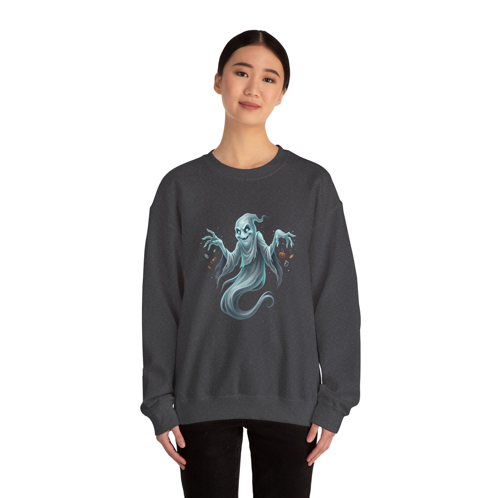 Mischief Ghost Halloween Crewneck Sweatshirt