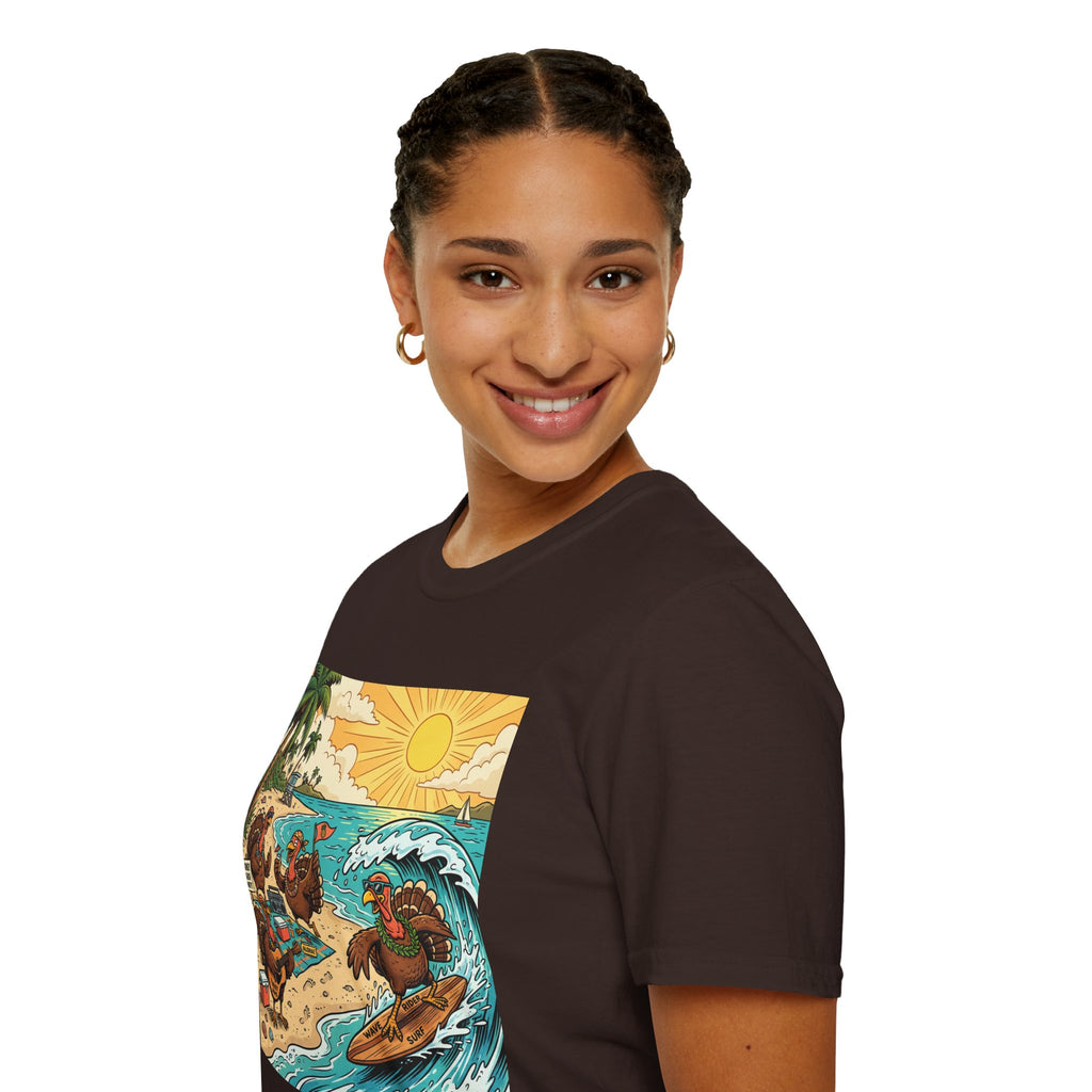 Surfing Turkey Beach Party T-Shirt