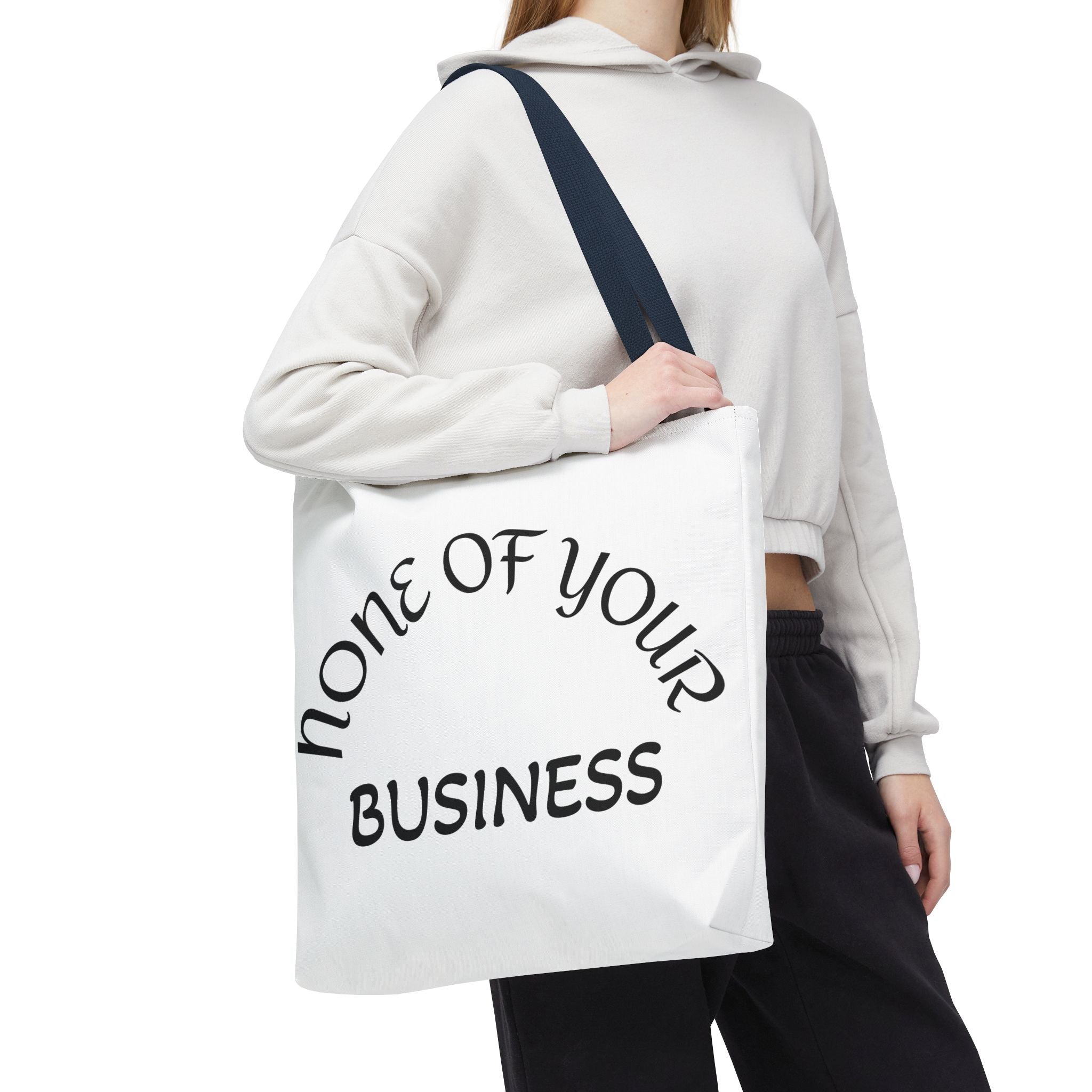 None of your Business (rat on the backside)Tote Bag (AOP)