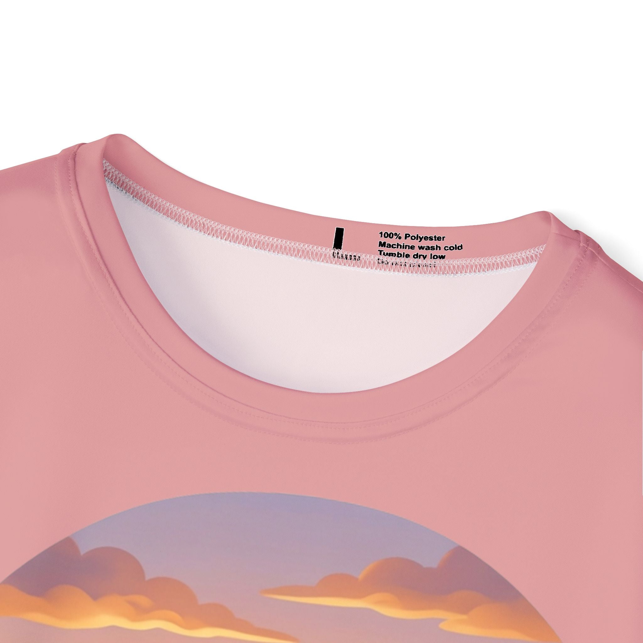 Dolphin Sunset Sports Jersey — Men’s All-Over Print Athletic Tee