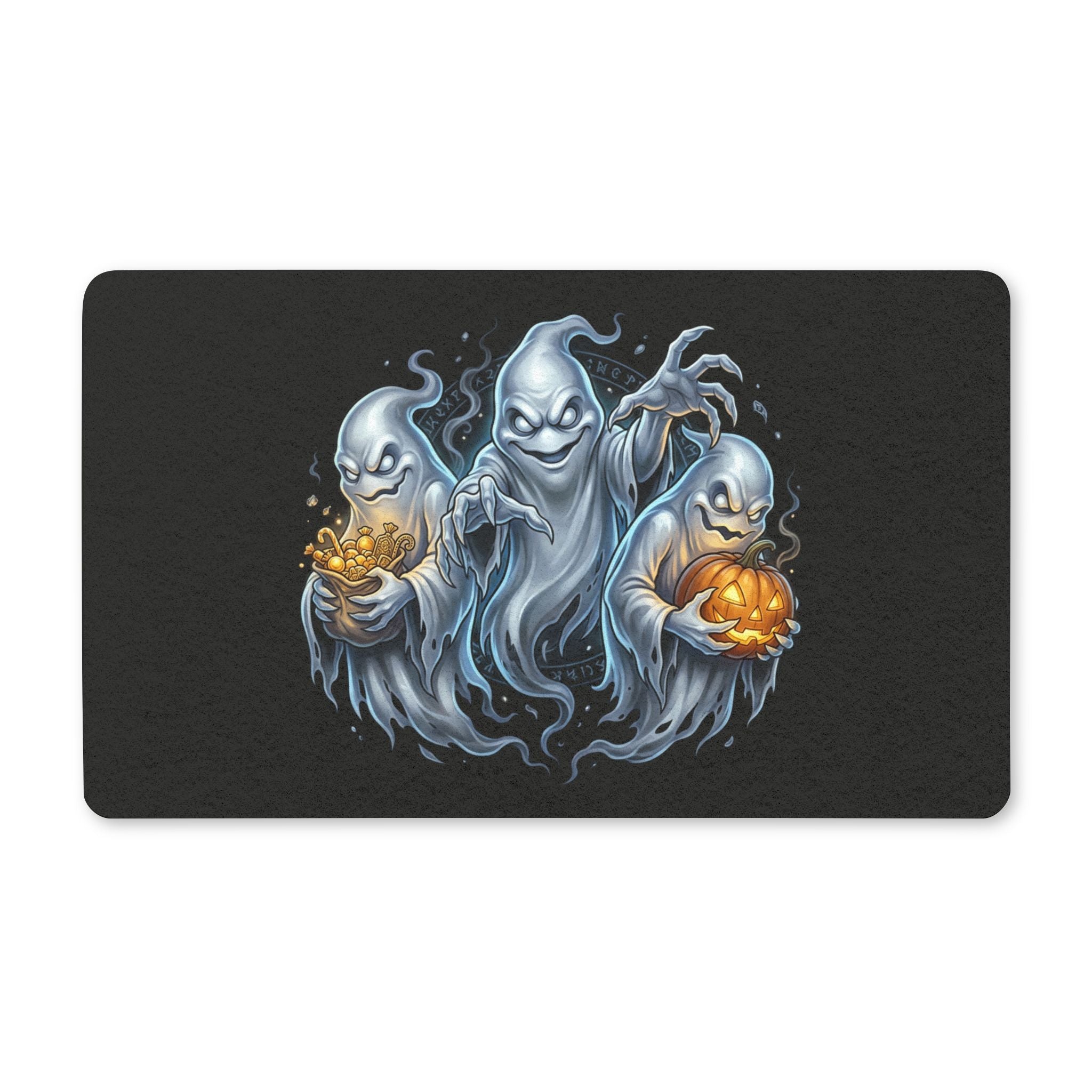 Three Sheet Ghosts Halloween Doormat