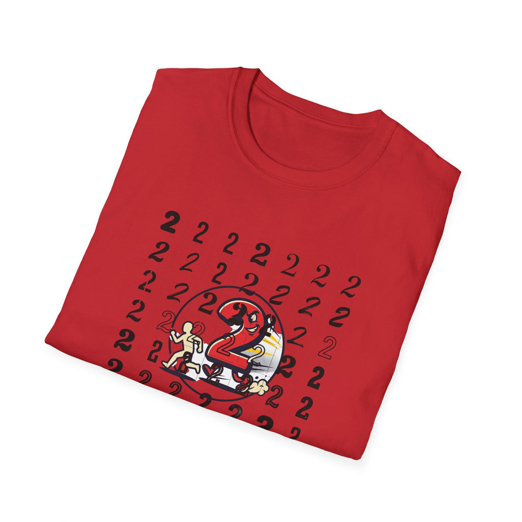 Running Number 2 Funny Bathroom Humor Graphic Unisex T-Shirt