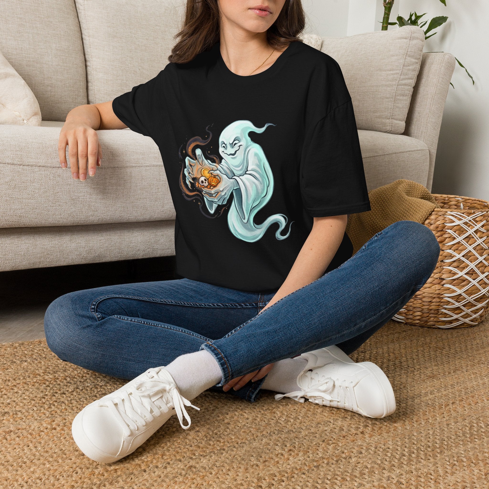 Ghost Portal Halloween Unisex Softstyle T-Shirt