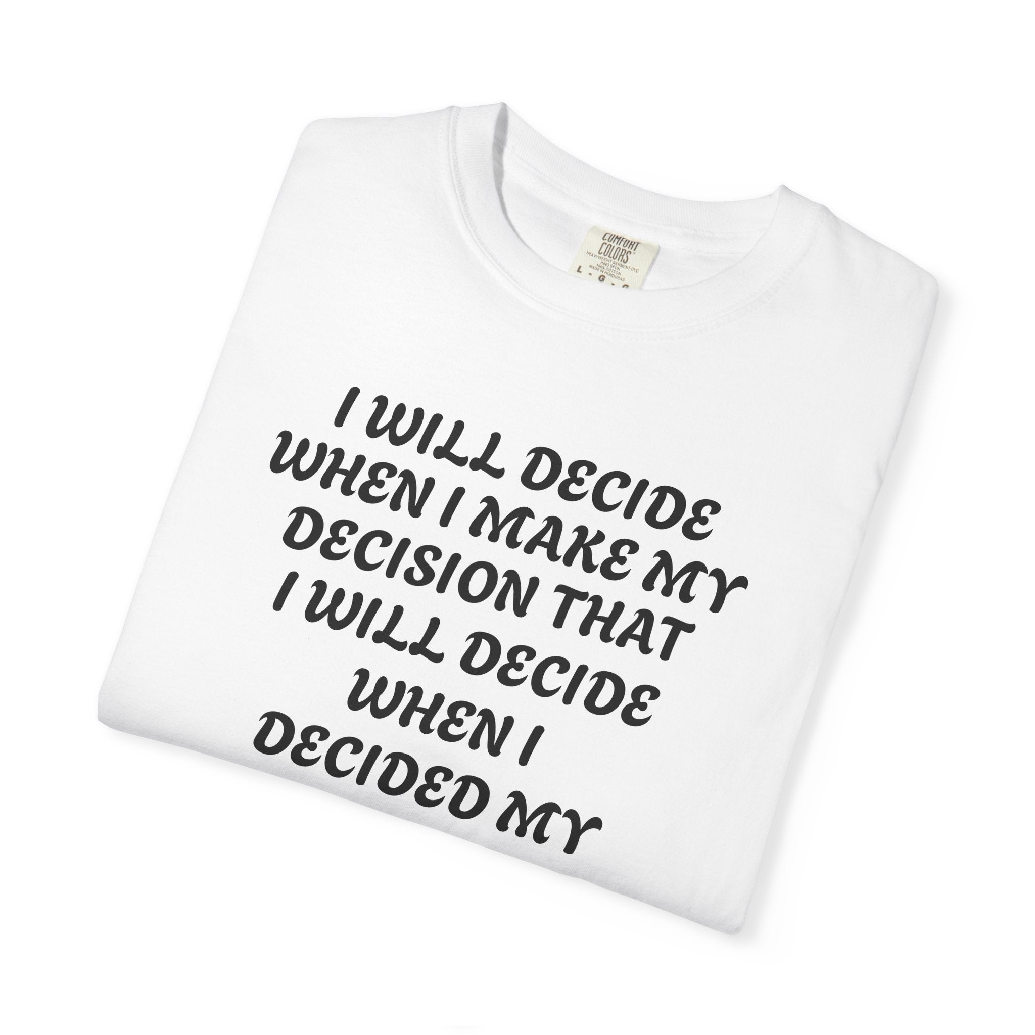 Unisex Garment-Dyed T-shirt