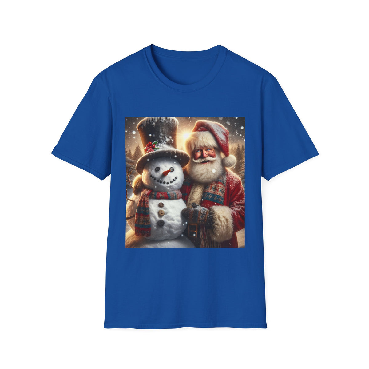 Christmas Santa & Snowman T-Shirt