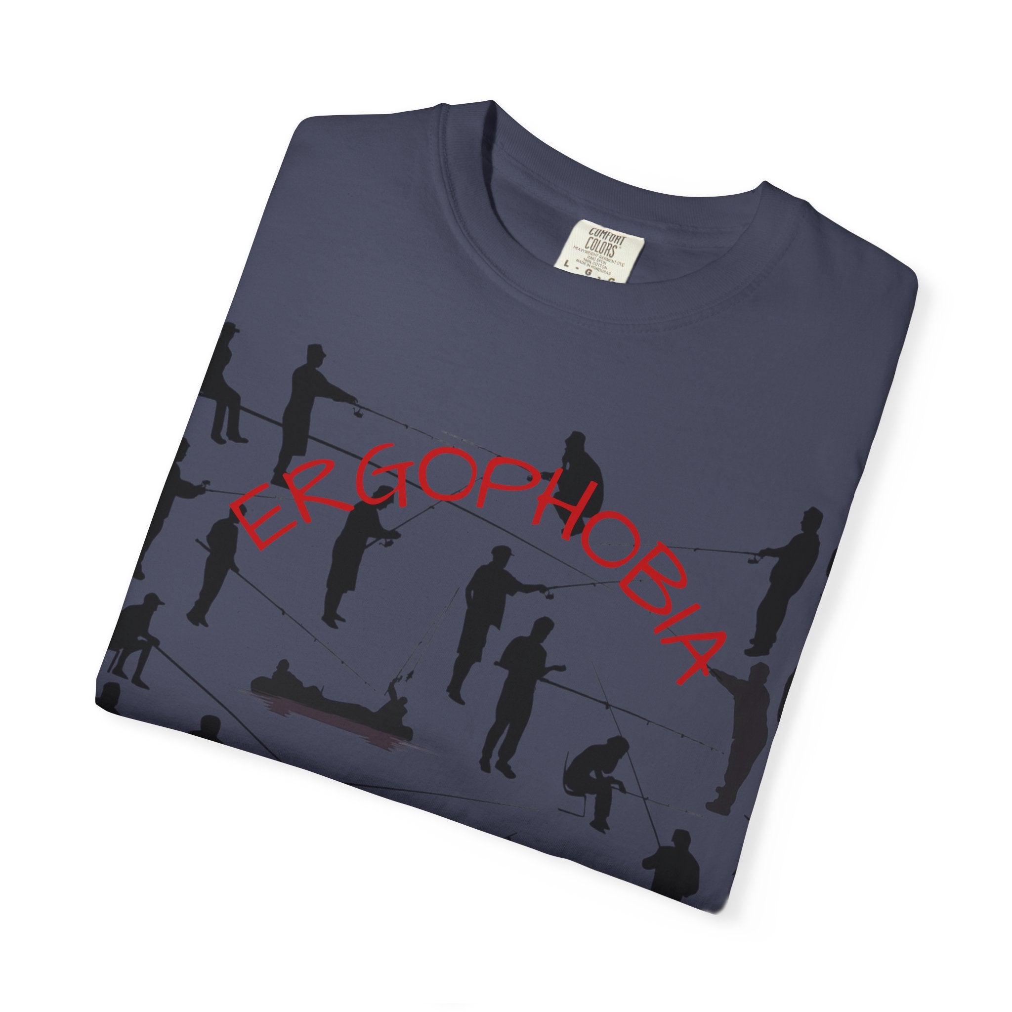 Different Styles of Fishing Garment-Dyed T-Shirt