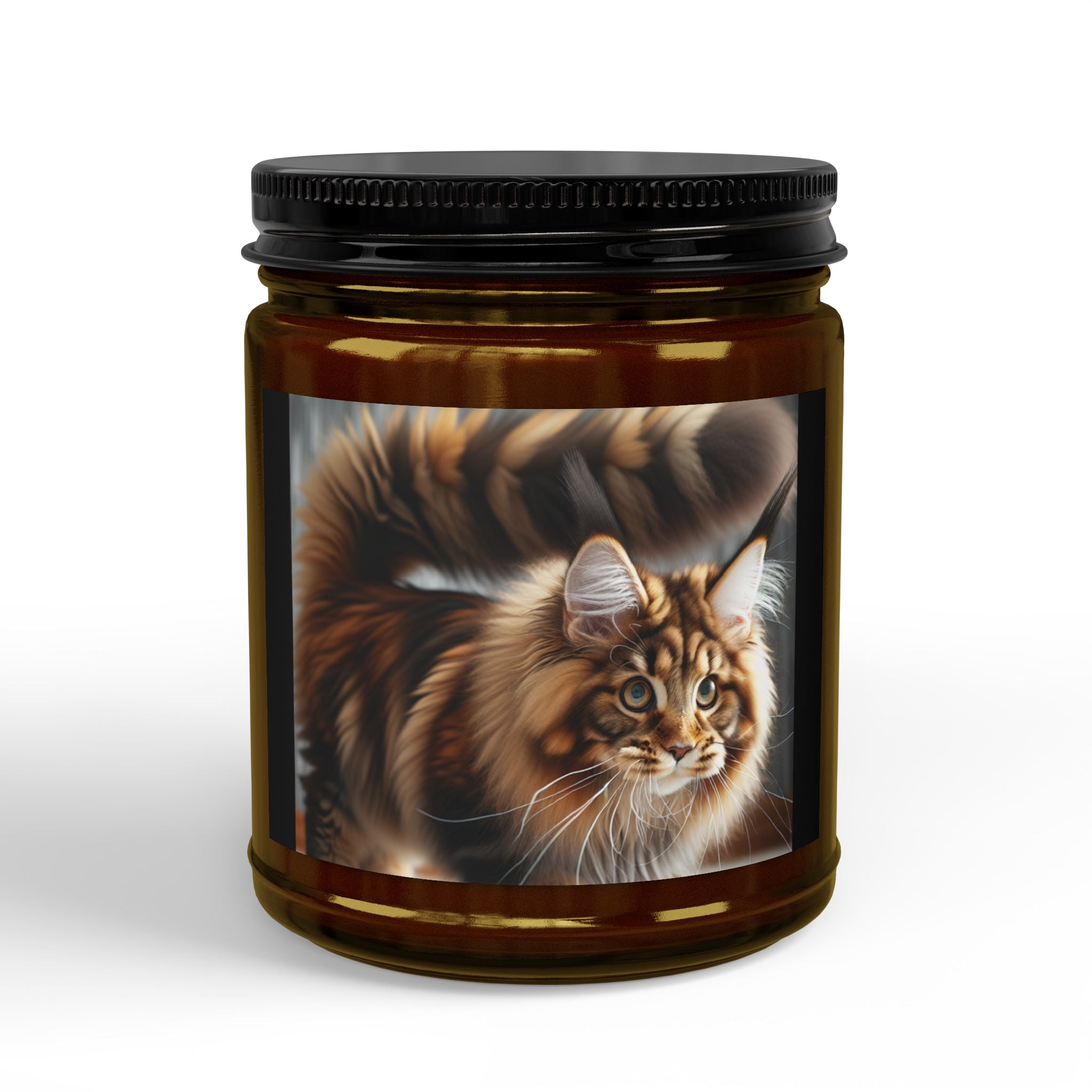 Maine Coon Cat Scented Candle (9oz)