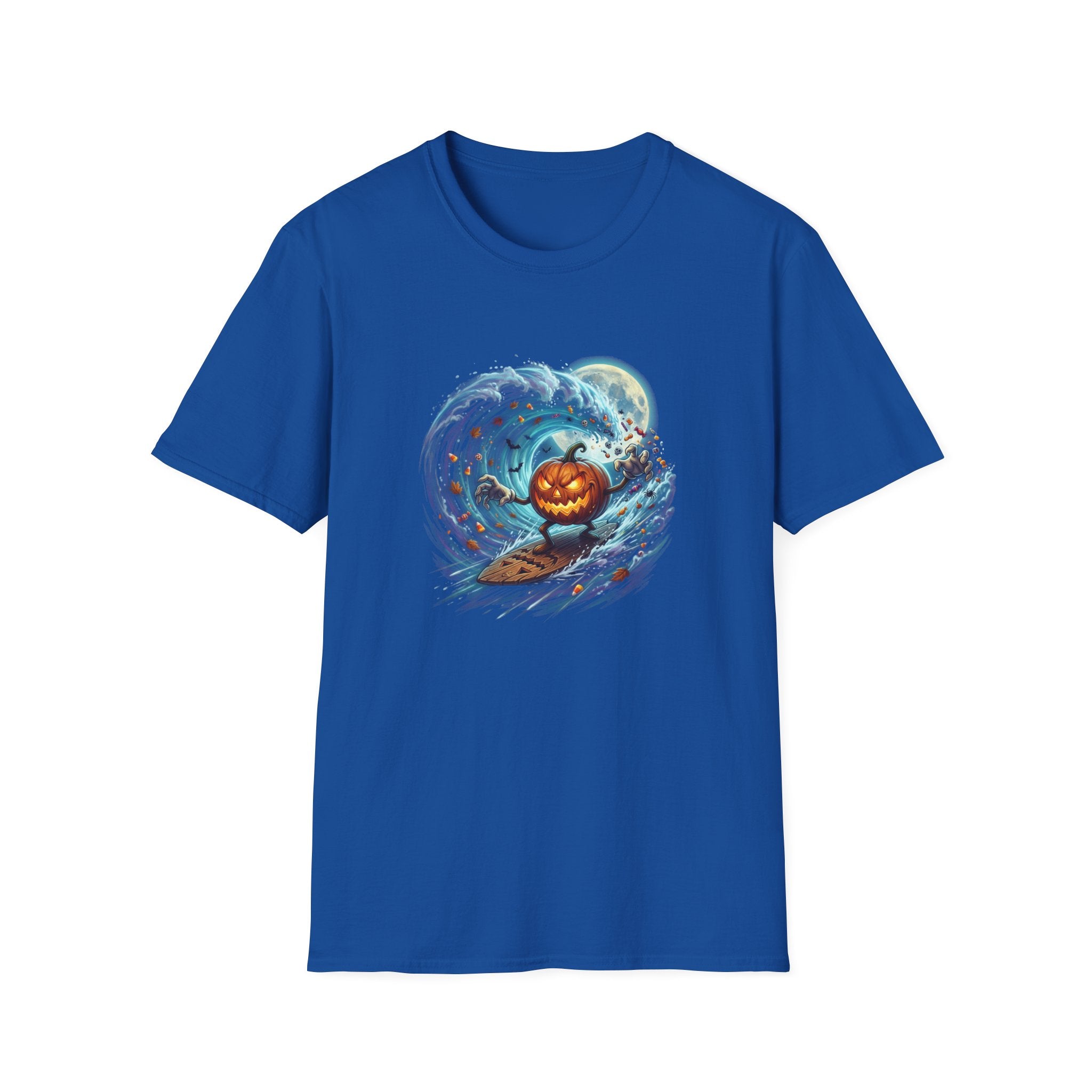 SURFING PUMPKIN Unisex Softstyle T-Shirt