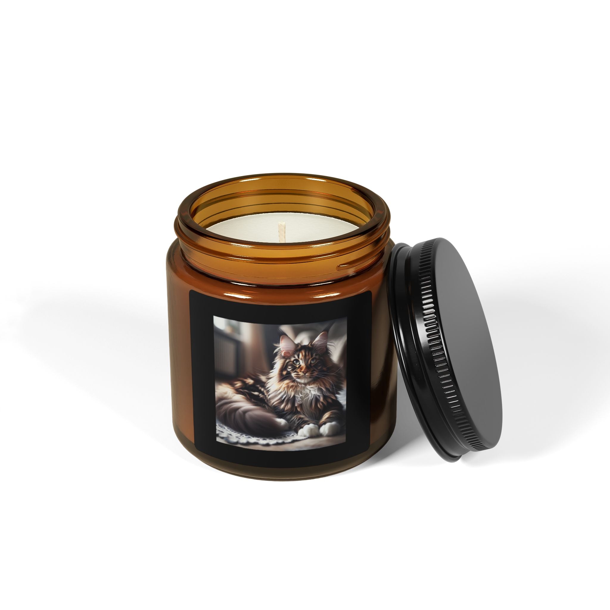 Maine Coon Cat Scented Candle (9oz)