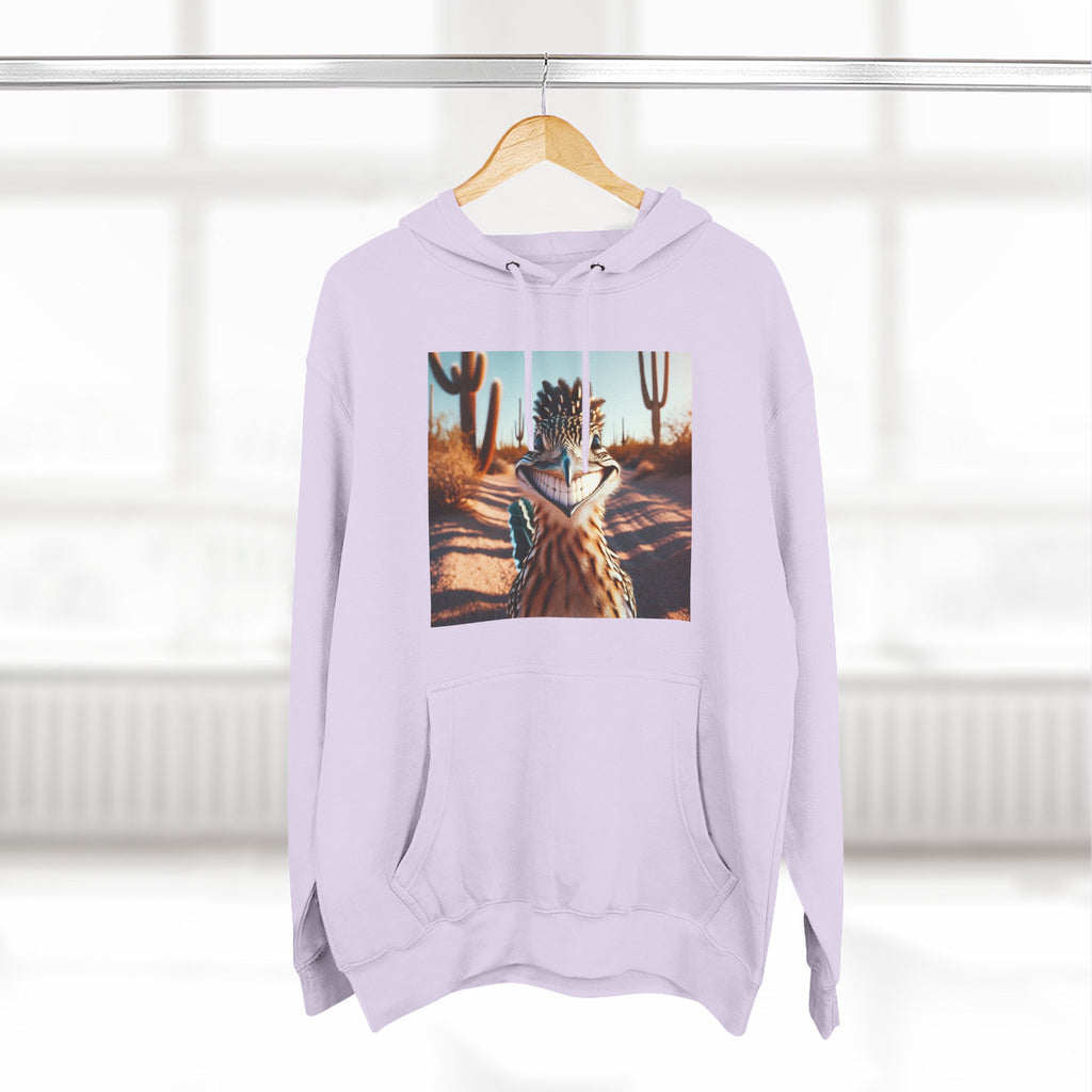 Three-Panel Fleece Hoodie
