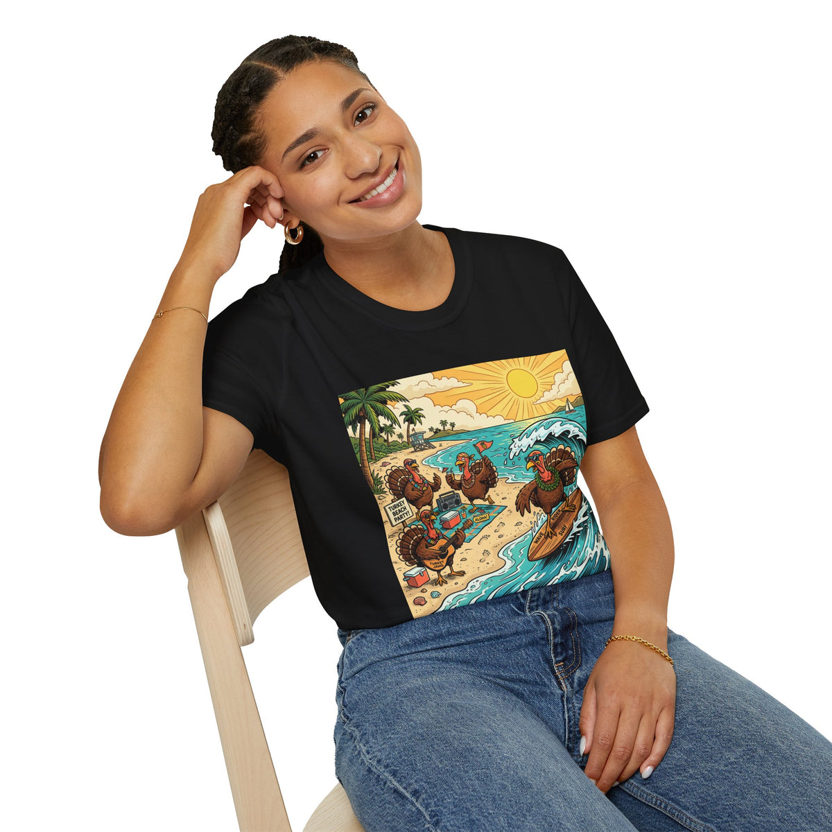 Surfing Turkey Beach Party T-Shirt