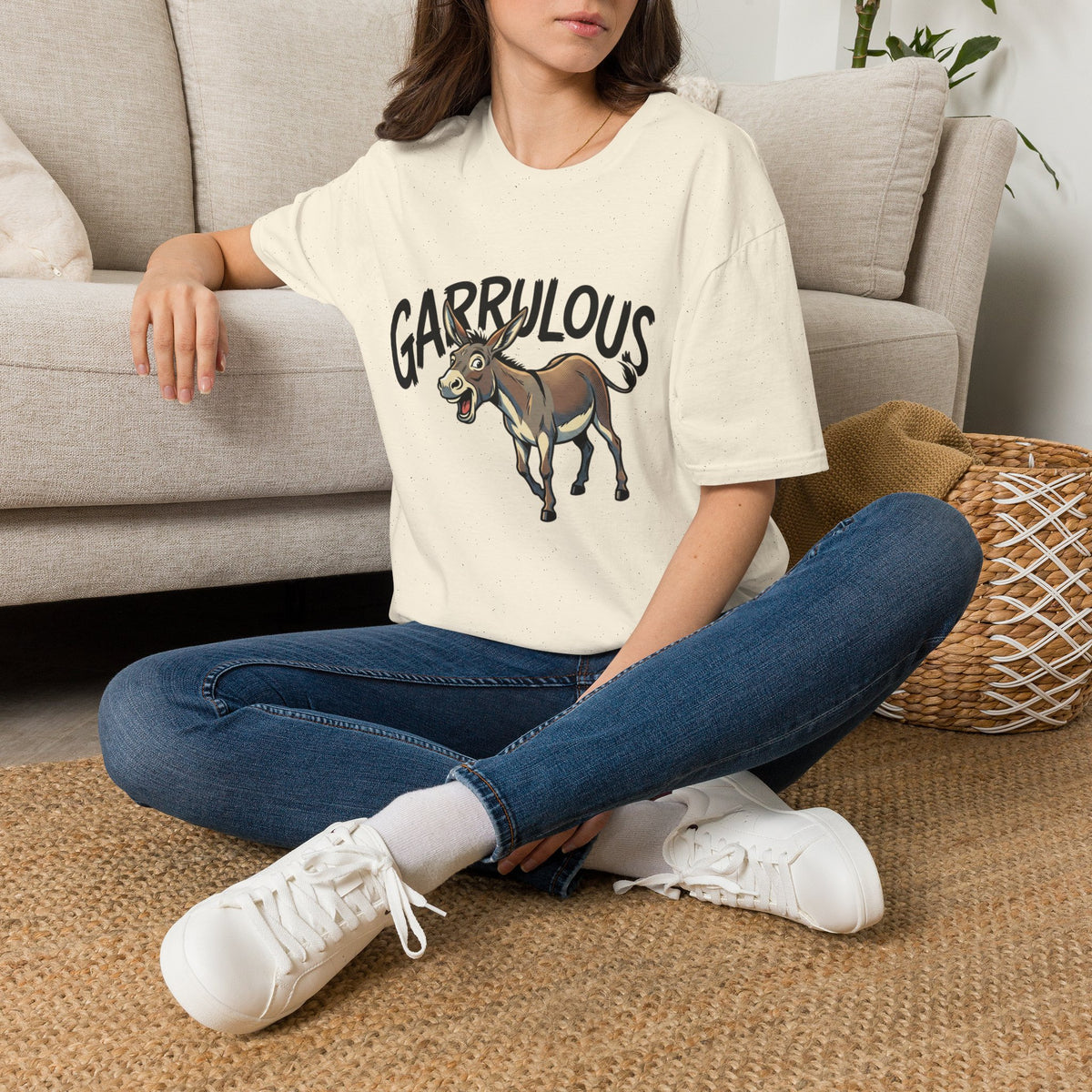 Garrulous Donkey Funny Animal T-Shirt