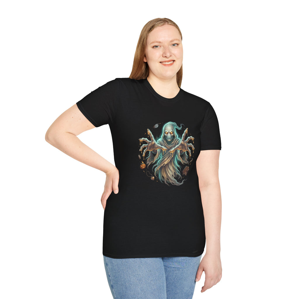 Hooded Specter Halloween Unisex Softstyle T-Shirt