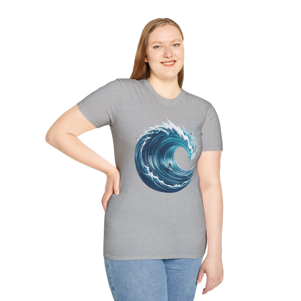 Ocean Wave T-Shirt — Coastal Surf Graphic Tee