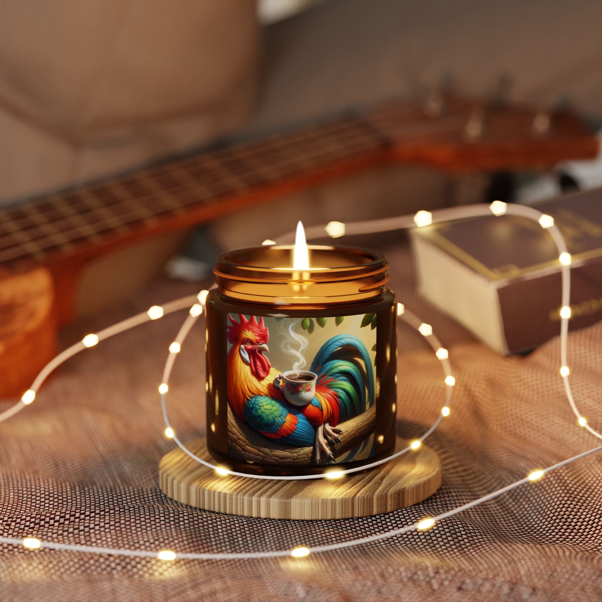 Rooster Scented Soy Candle