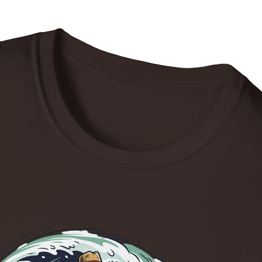 Redneck Santa T-Shirt — Surfing Santa Holiday Graphic Tee