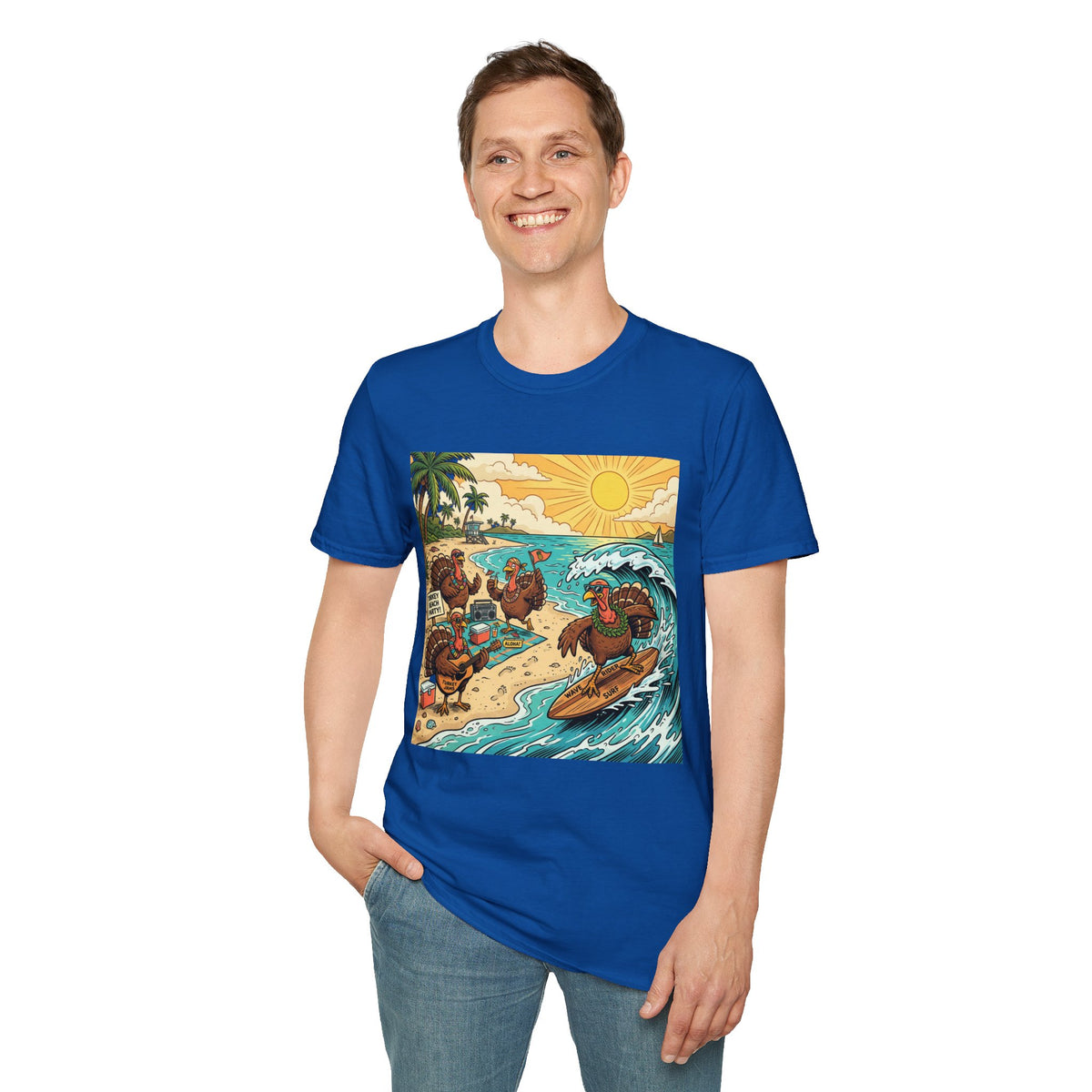 Surfing Turkey Beach Party T-Shirt