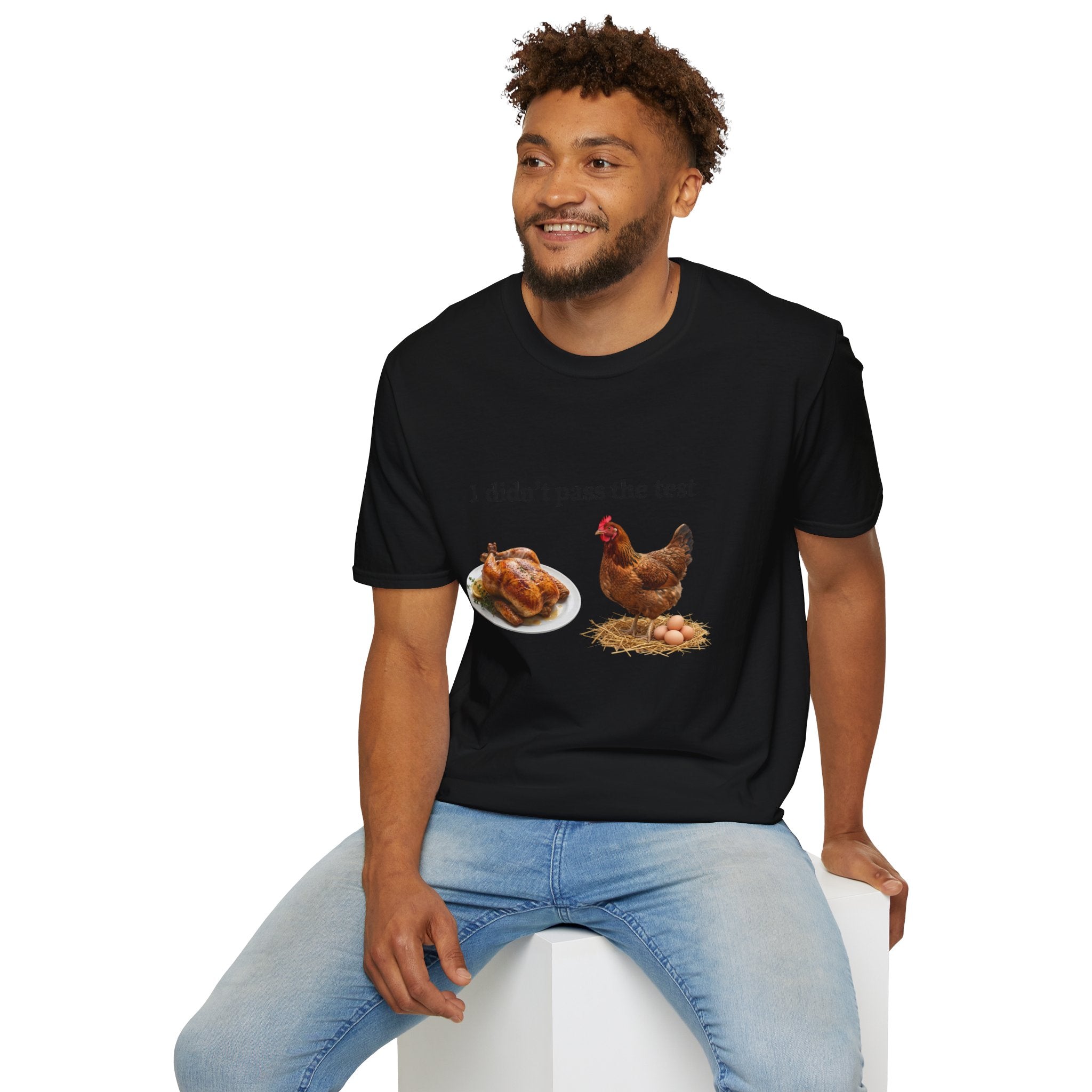 CHICKEN DIDN'T MAKE IT Unisex Soft style T-Shirt