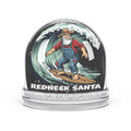 Redneck Santa Surfing Snow Globe