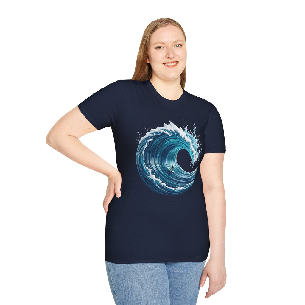 Ocean Wave T-Shirt — Coastal Surf Graphic Tee