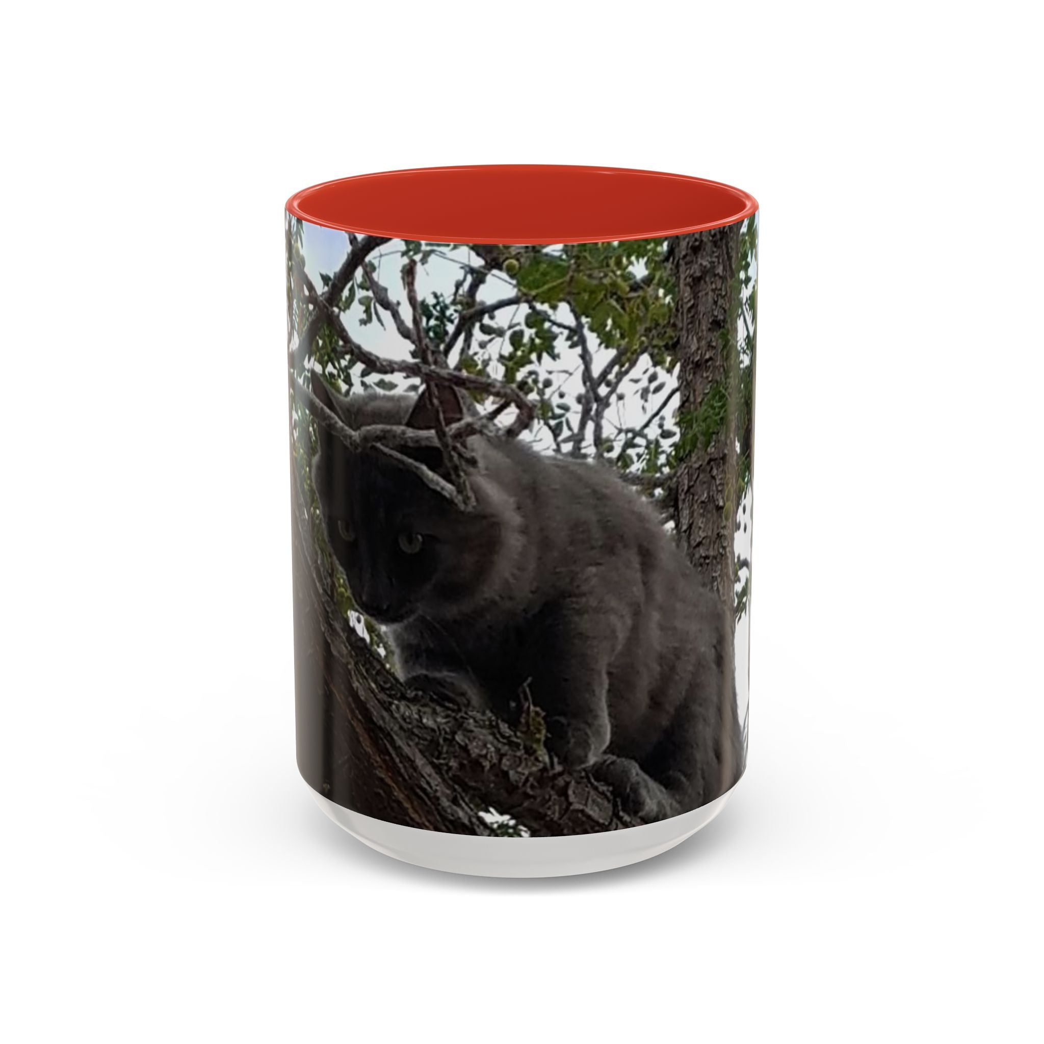 Cat in a Tree Accent Coffee Mug (11oz, 15oz)