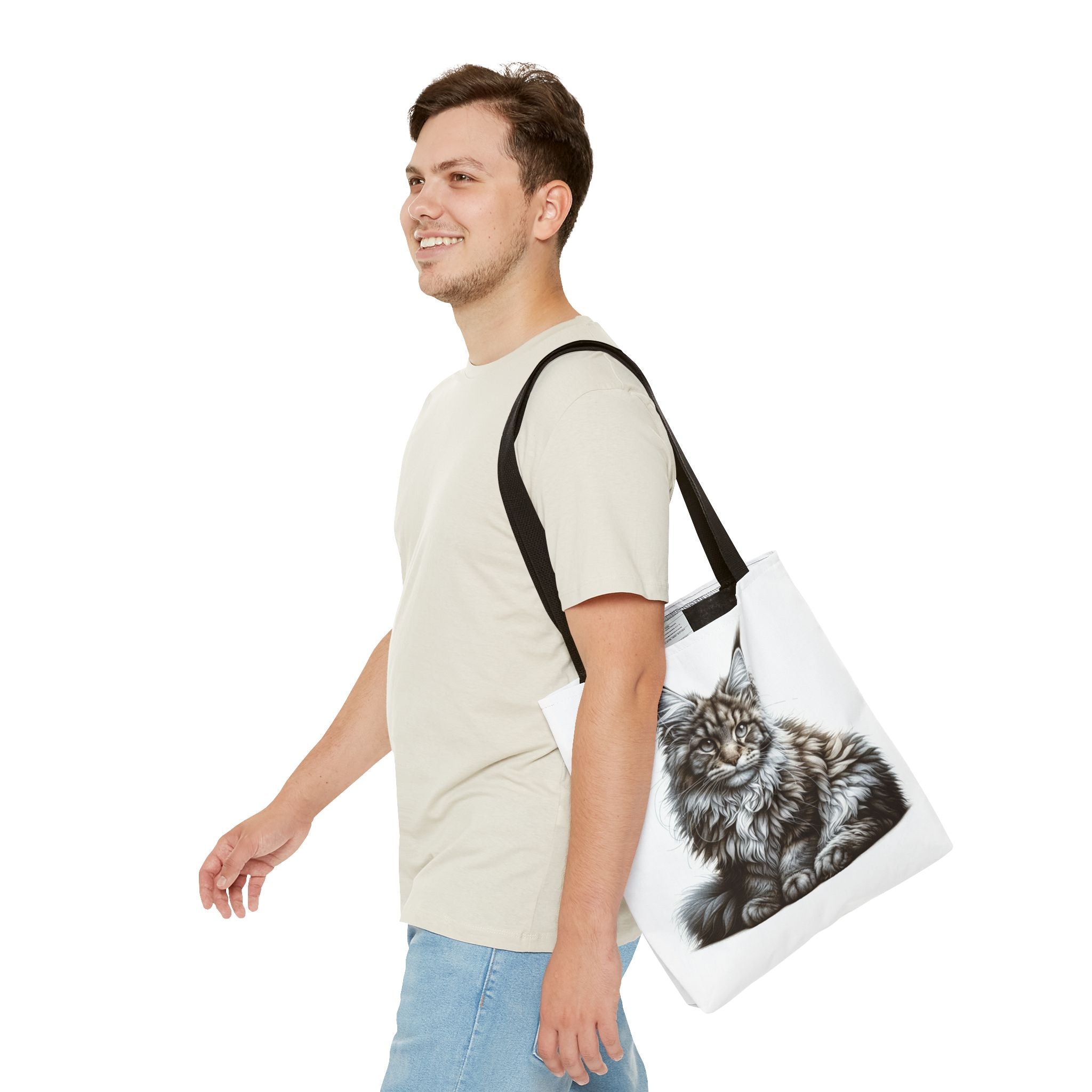 Maine Coon Cat Tote Bag (AOP)