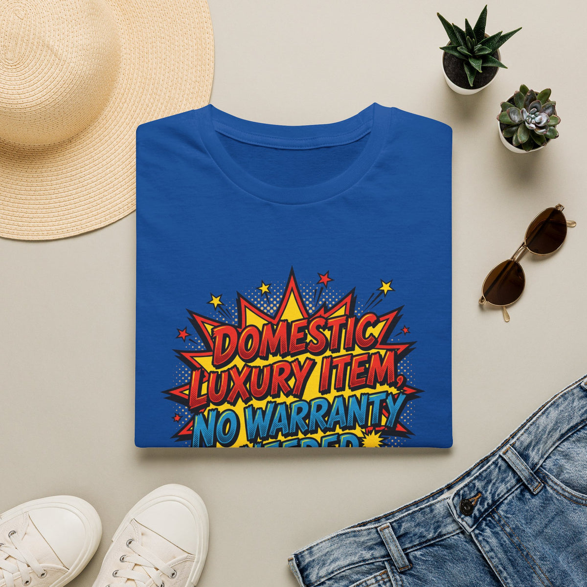 Domestic Luxury Item No Warranty Needed Graphic T-Shirt