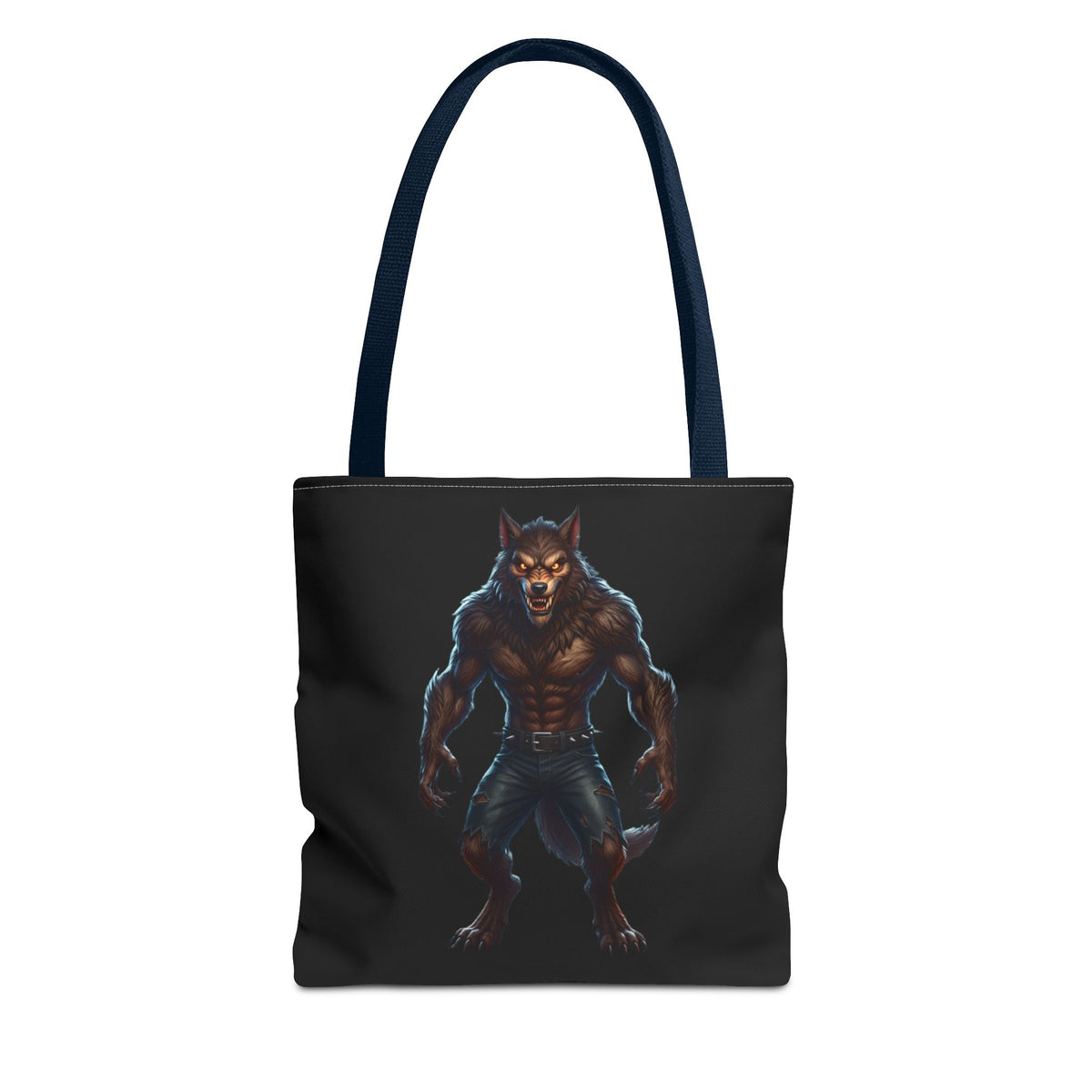 Werewolf Tote Bag — Dark Fantasy Creature Shopper