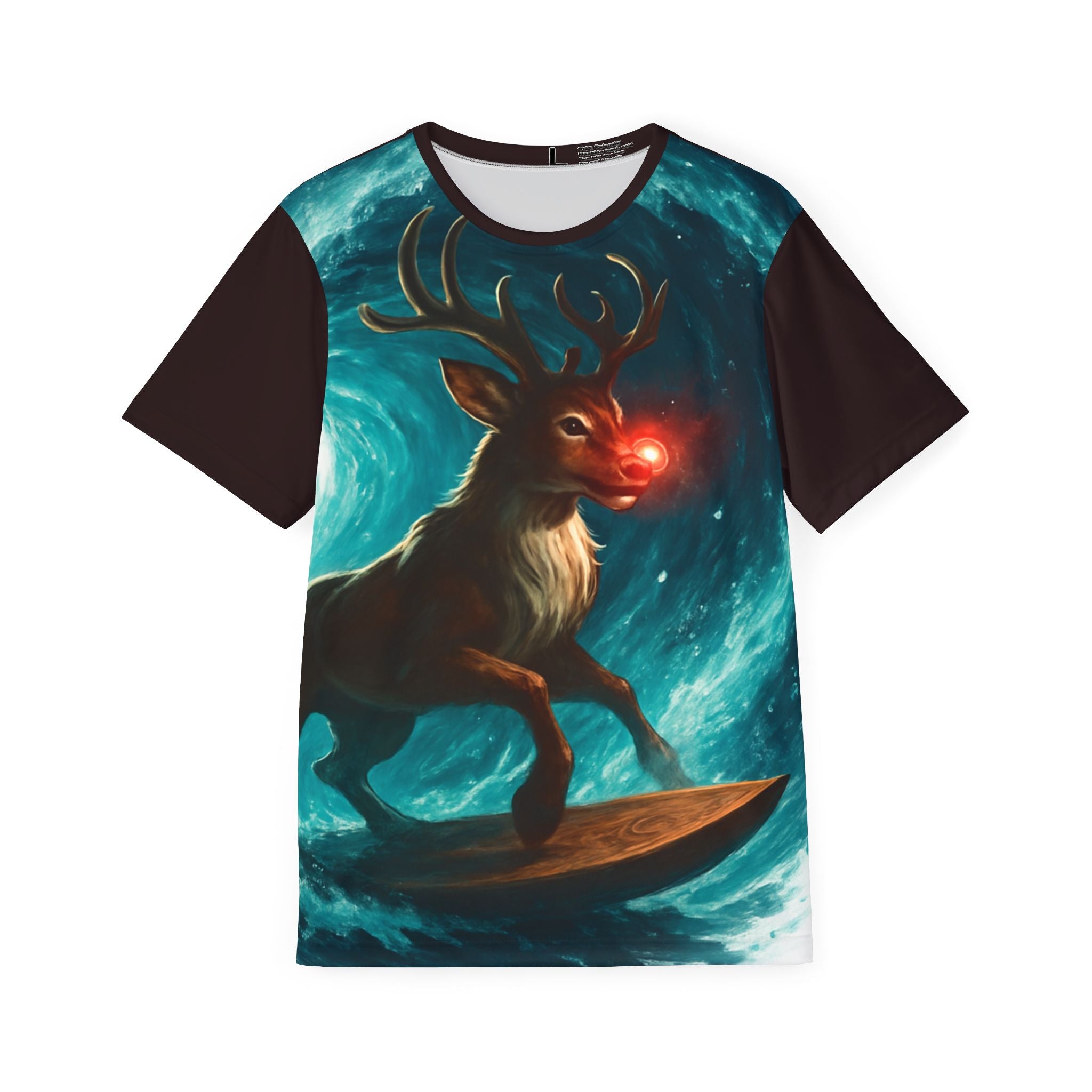 Men's Jersey — Surfing Rudolph Graphic All-Over Print