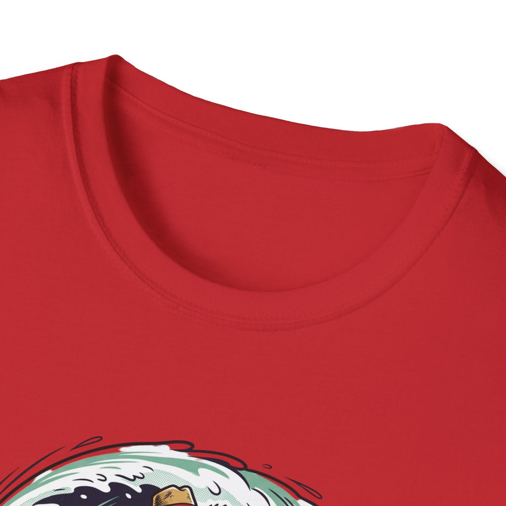 Redneck Santa T-Shirt — Surfing Santa Holiday Graphic Tee