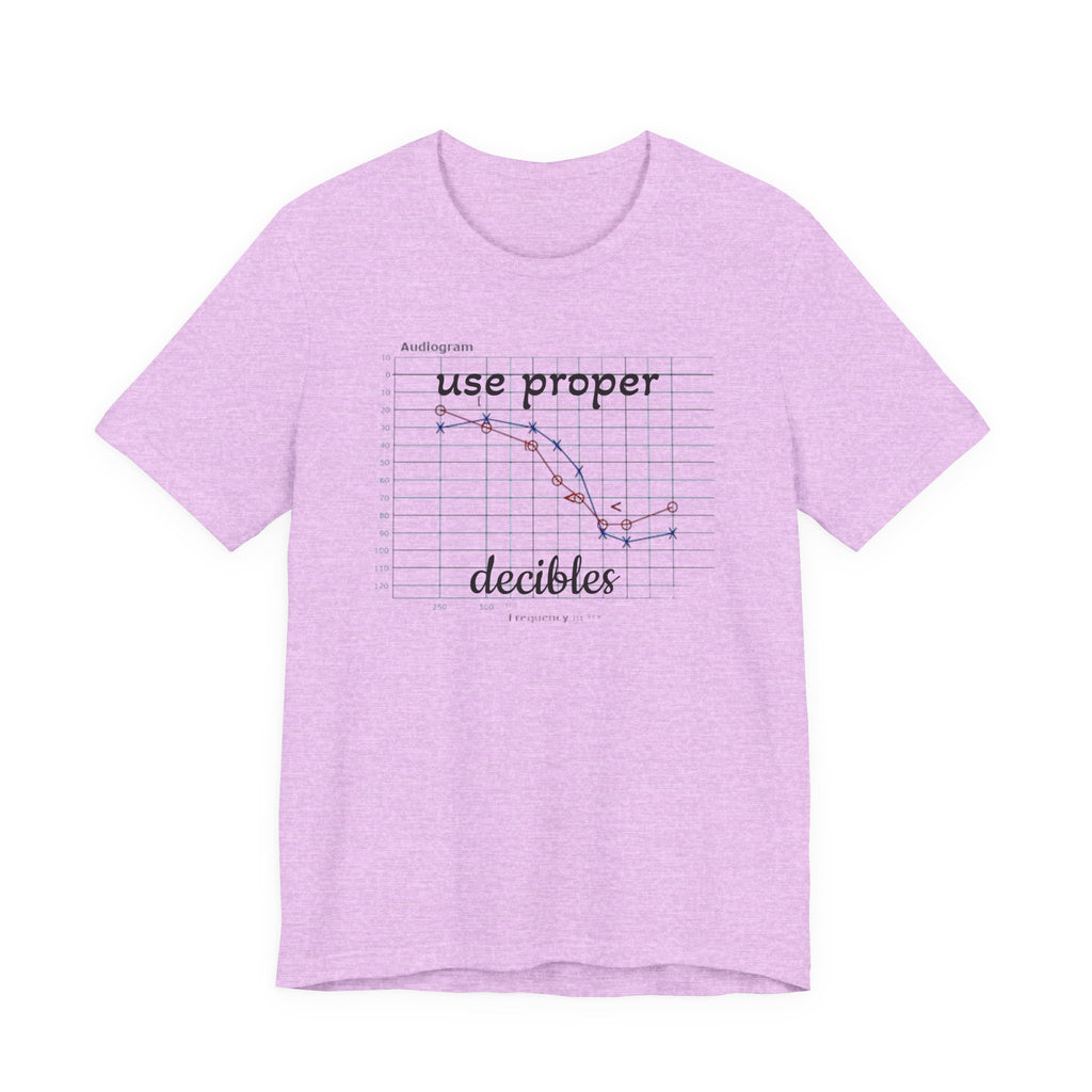 DECIBEL METER Jersey Short Sleeve Tee