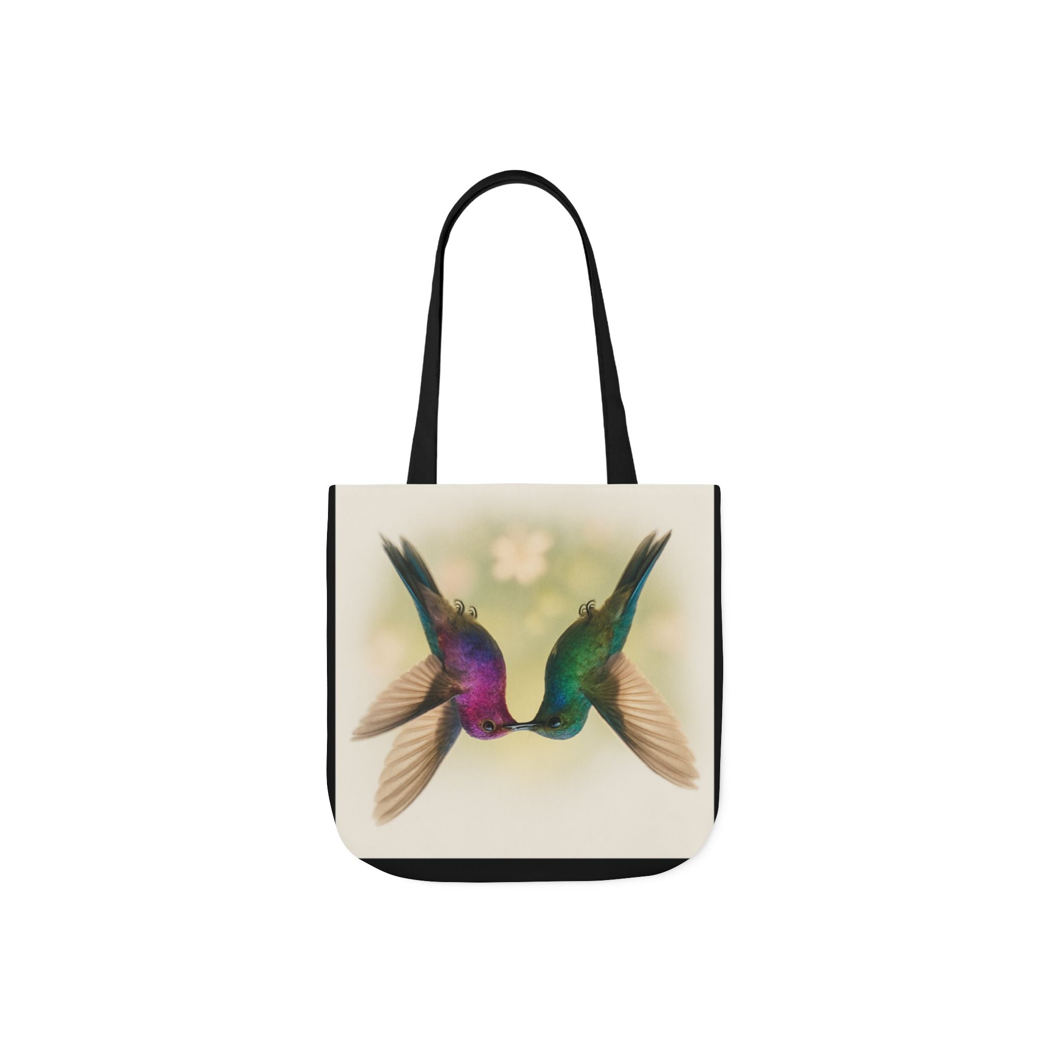 HUMMINGBIRD Canvas Tote Bag, 5-Color Straps