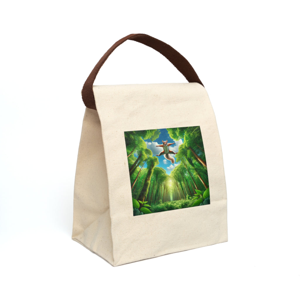Canvas Lunch Bag With Strap