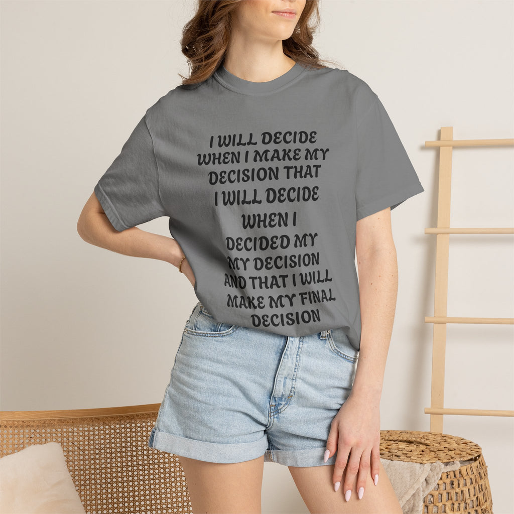 Unisex Garment-Dyed T-shirt