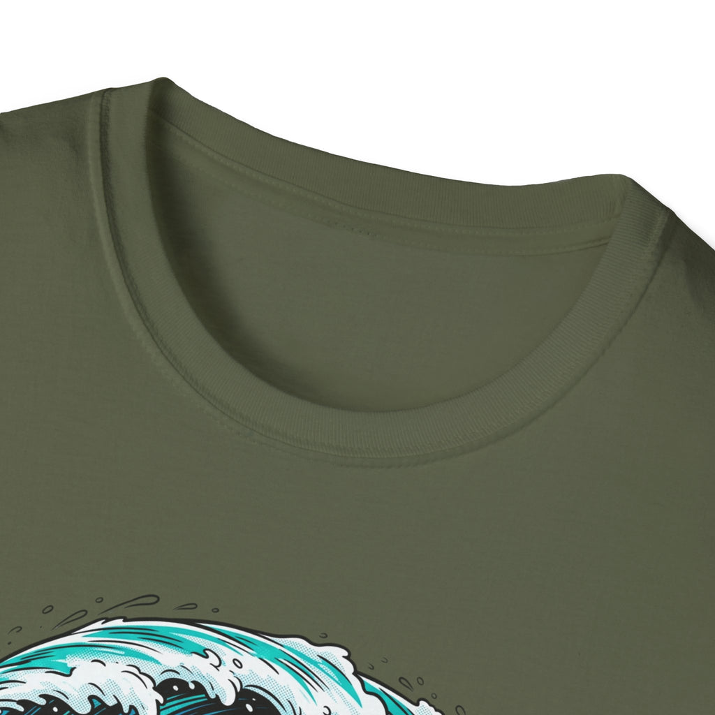 Santa’s Surf Christmas T-Shirt – Tropical Holiday Gift